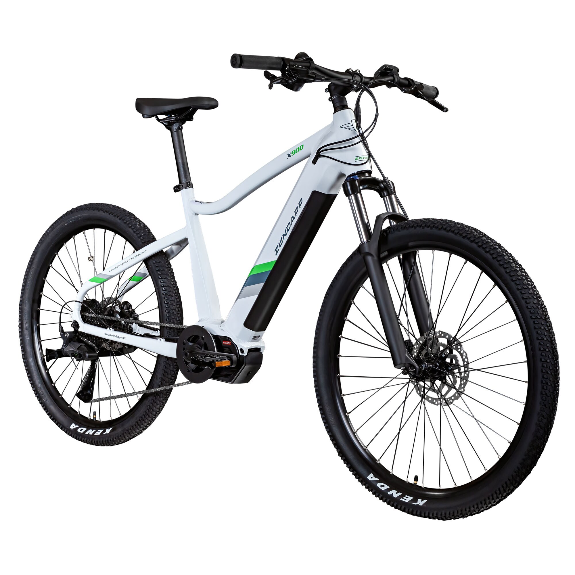 Z&uuml;ndapp X900 E Bike Mountainbike 27,5 Zoll Pedelec Damen Herren 165-180 cm Elektrofahrrad wei&szlig; - Bild 1