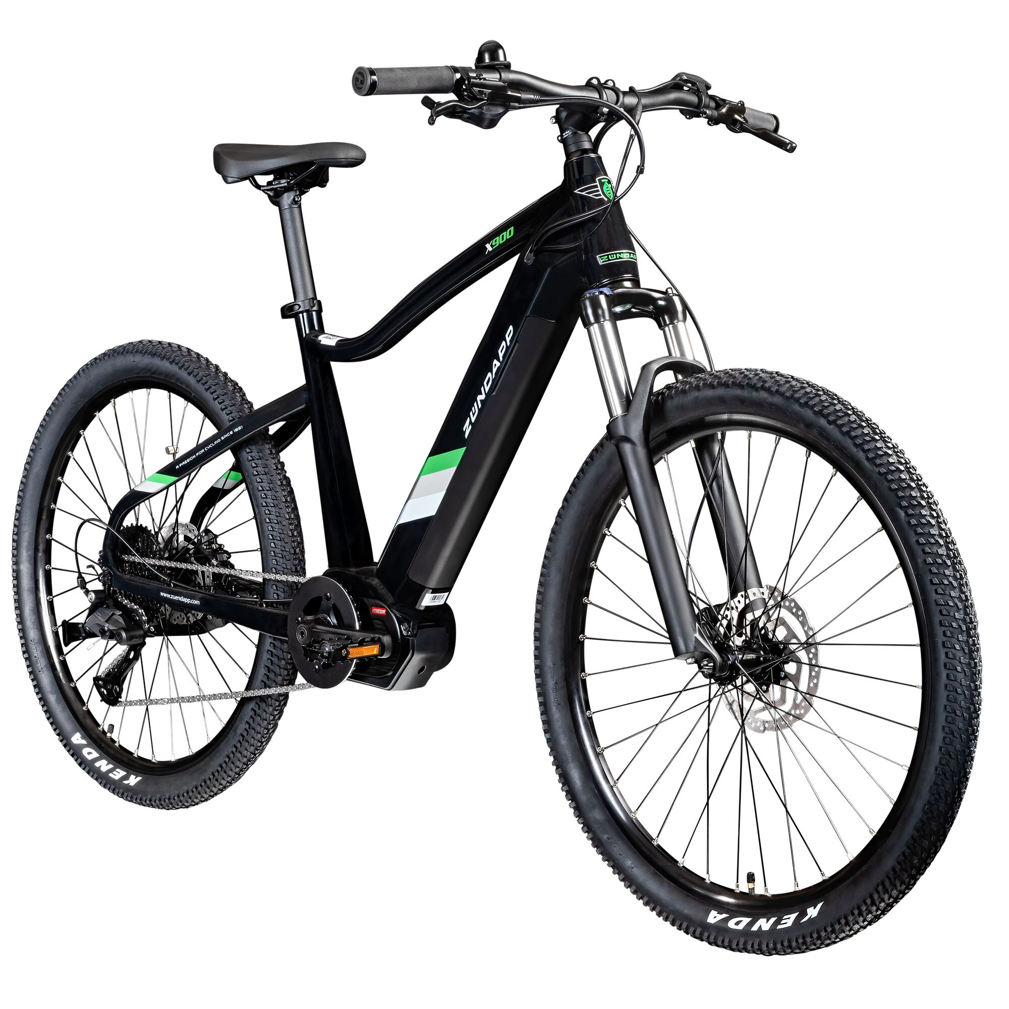 Z&uuml;ndapp X900 E Bike Mountainbike 27,5 Zoll Pedelec Damen Herren 165-180 cm Elektrofahrrad schwarz - Bild 1