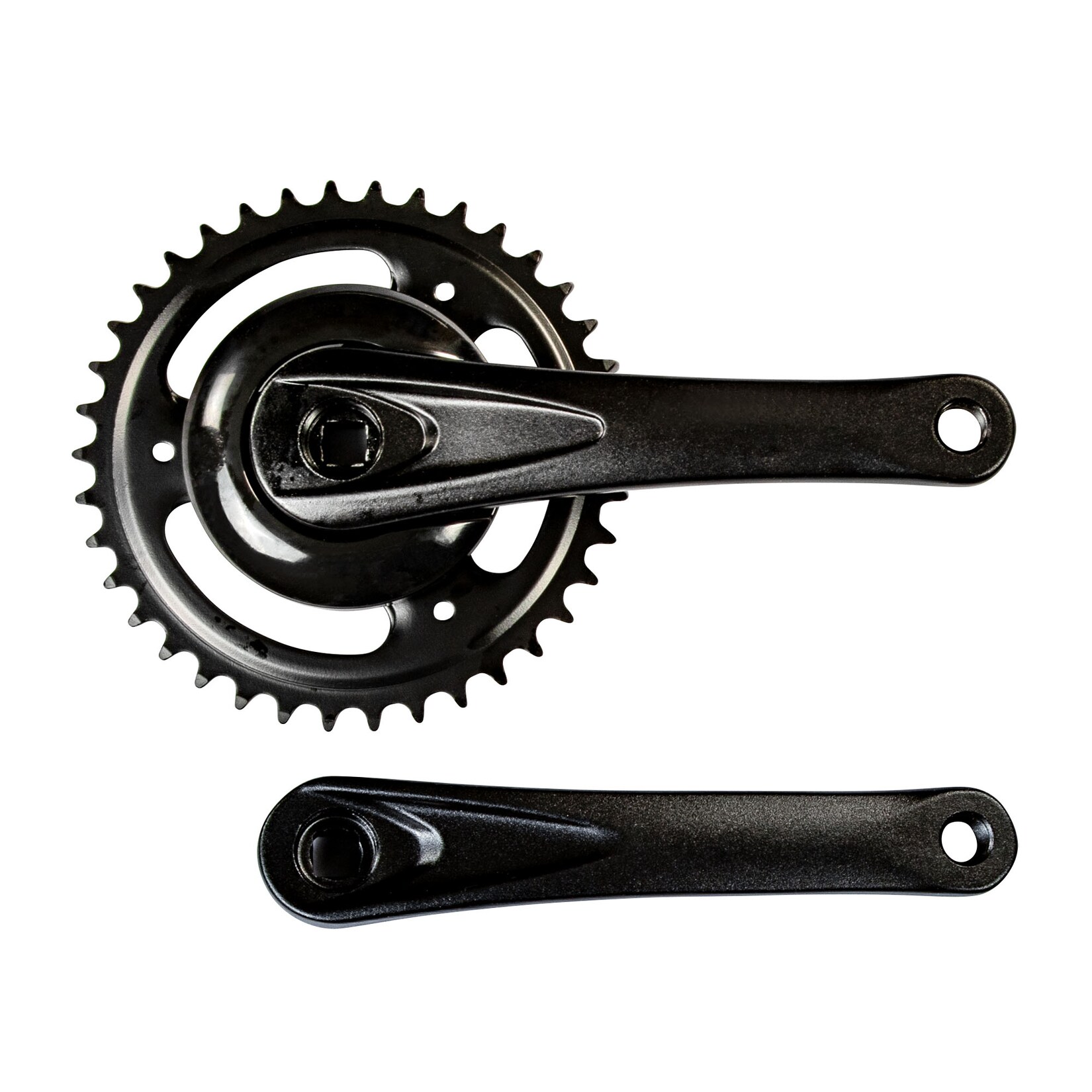 Prowheel Fahrrad Kurbel einfach Kurbelgarnitur 170 mm Fahrradkurbel 38 Zähne Vierkant E Bike | 04255676608432