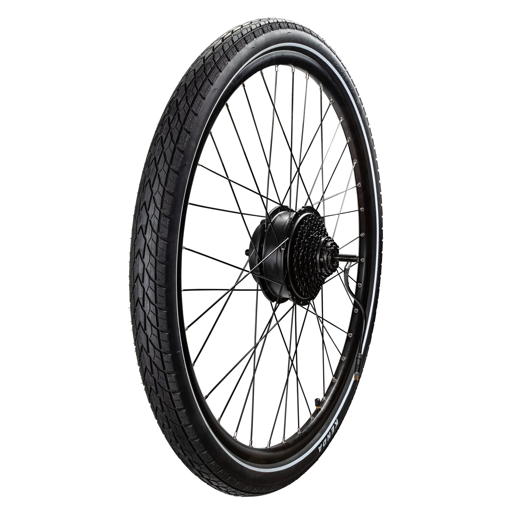 Z&uuml;ndapp Z810 Komplettrad Hinterrad Fahrrad Felge mit Reifen 28" x 2,00" Hinterrad mit Motor UART und Kassette Laufradsatz - Bild 1