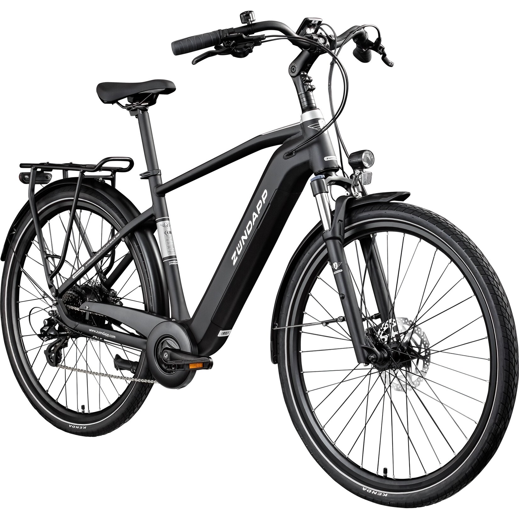 Zündapp Z810 E Bike Herren Trekkingrad ab 175 cm Elektrofahrrad 550 Wh Pedelec Trekking Rad Fahrrad mit 8 Gang und Beleuchtung StVZO