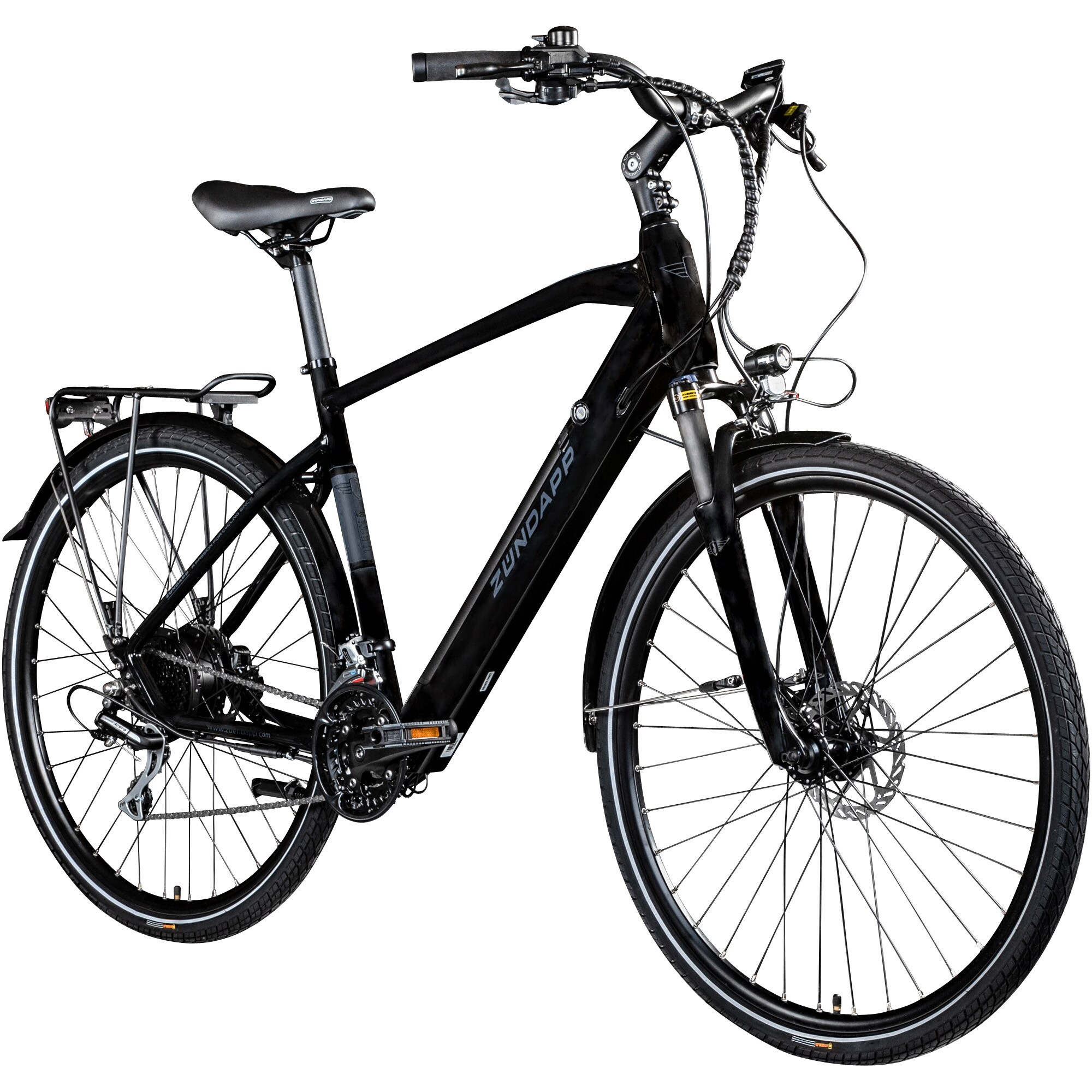 Z&uuml;ndapp Z810 E Bike Trekkingrad schwarz/grau 52 cm - Bild 1