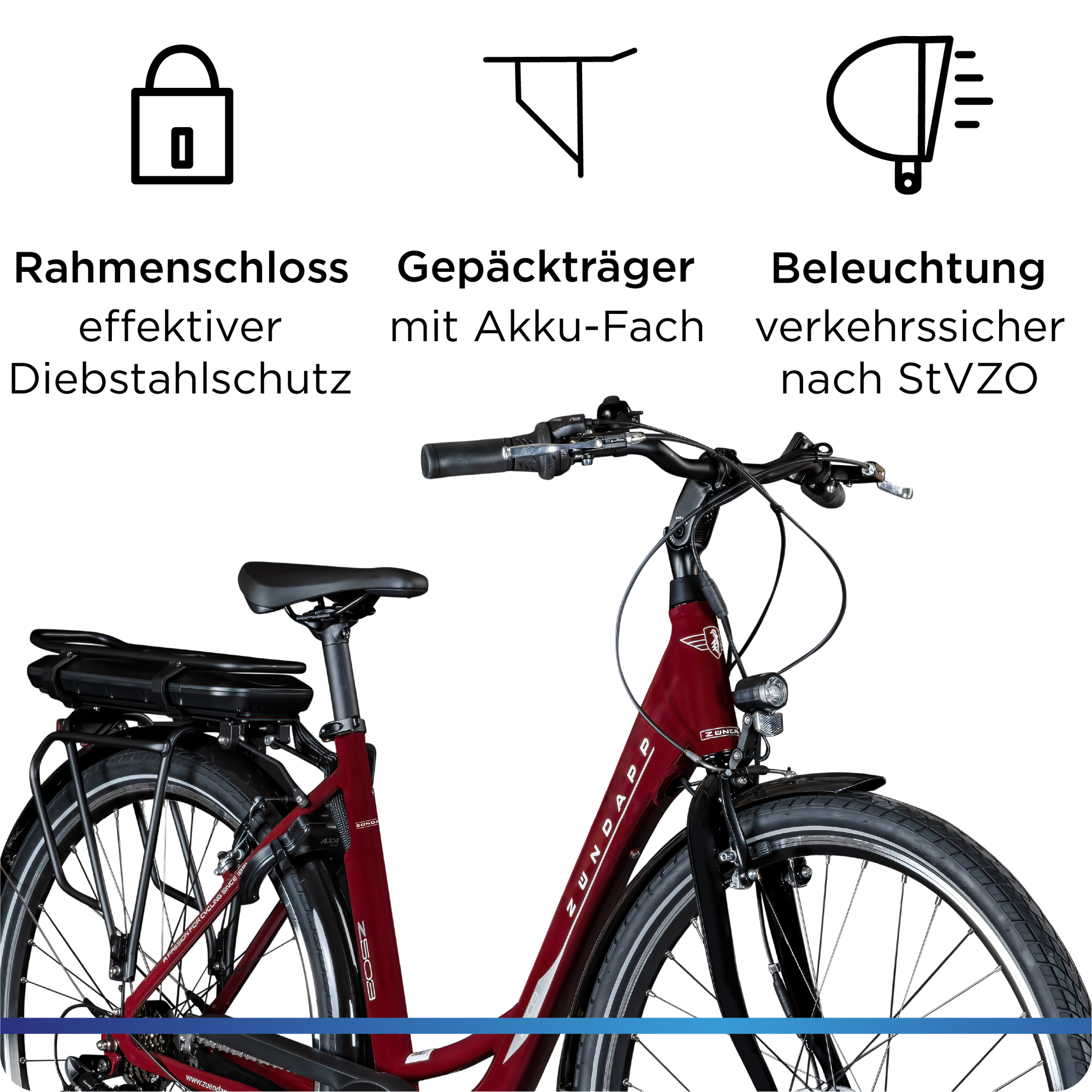 Zndapp Z503 E Bike Damen ab 155 cm Damenfahrrad 28 Zoll Pedelec mit tiefem  Einstieg retro Elektrofahrrad 7 Gang Schaltung E Fahrrad Stadtra