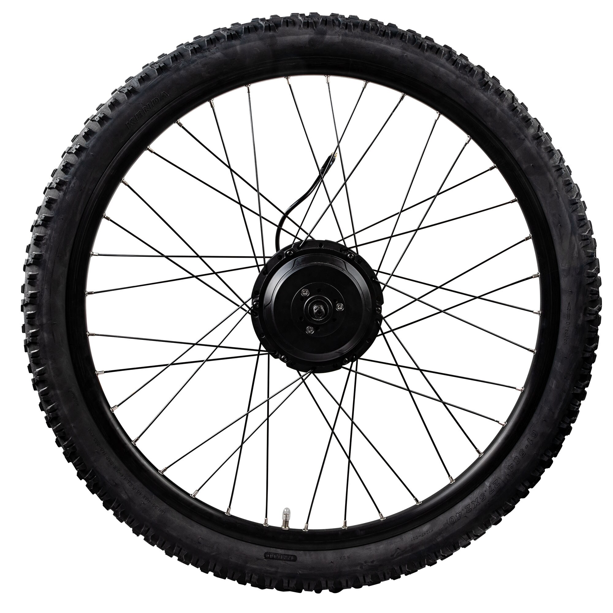 Z&uuml;ndapp Z898 Komplettrad Hinterrad Fahrrad Felge mit Reifen 27,5" x 2,40" Hinterrad mit Motor CAN und Kassette Laufradsatz - Bild 1