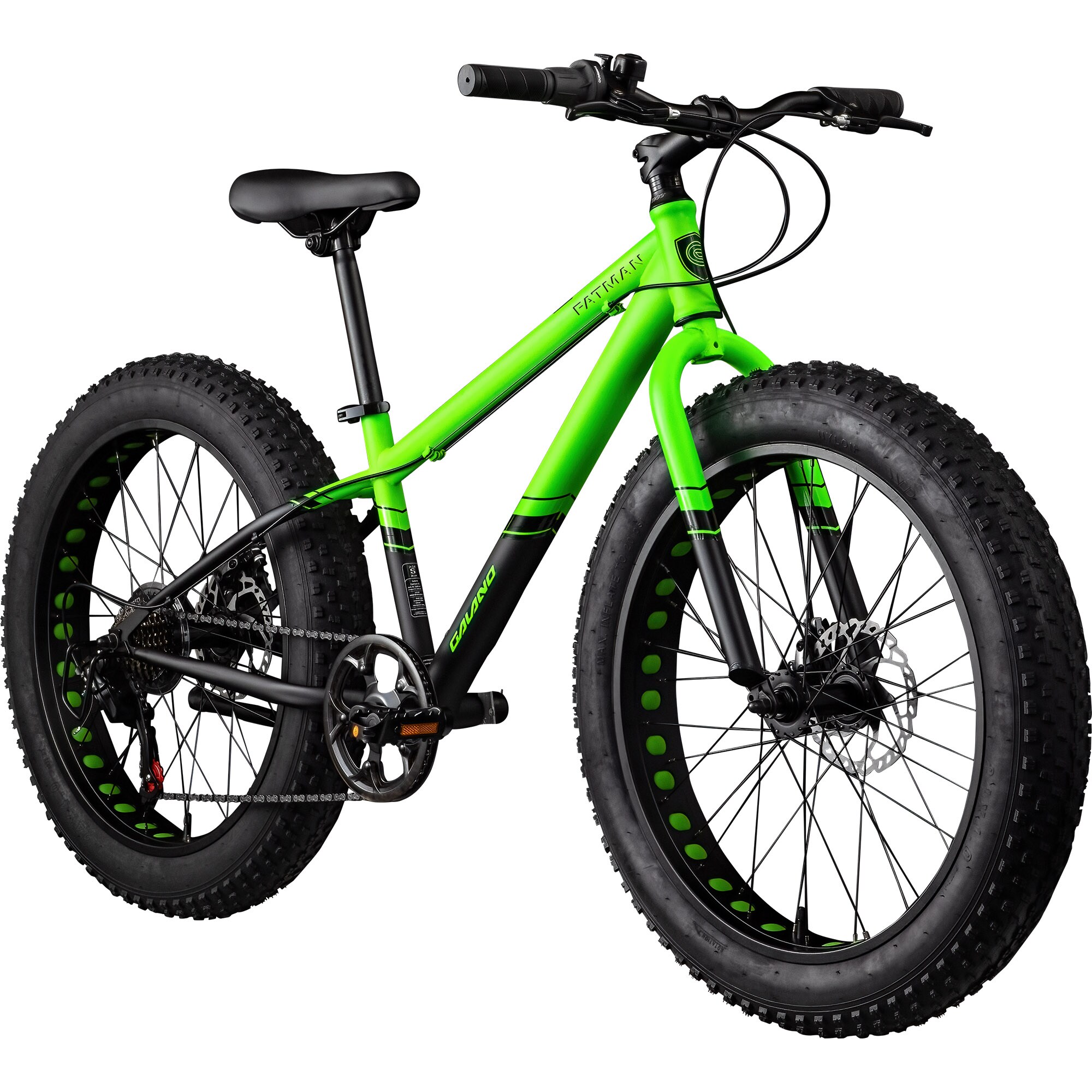 Galano Fatman 4.0 Jugendfahrrad ab 8 Jahre Jungen M&auml;dchen 130 - 145 cm 24 Zoll Kinder Fahrrad Fatbike Mountainbike MTB Hardtail - Bild 1