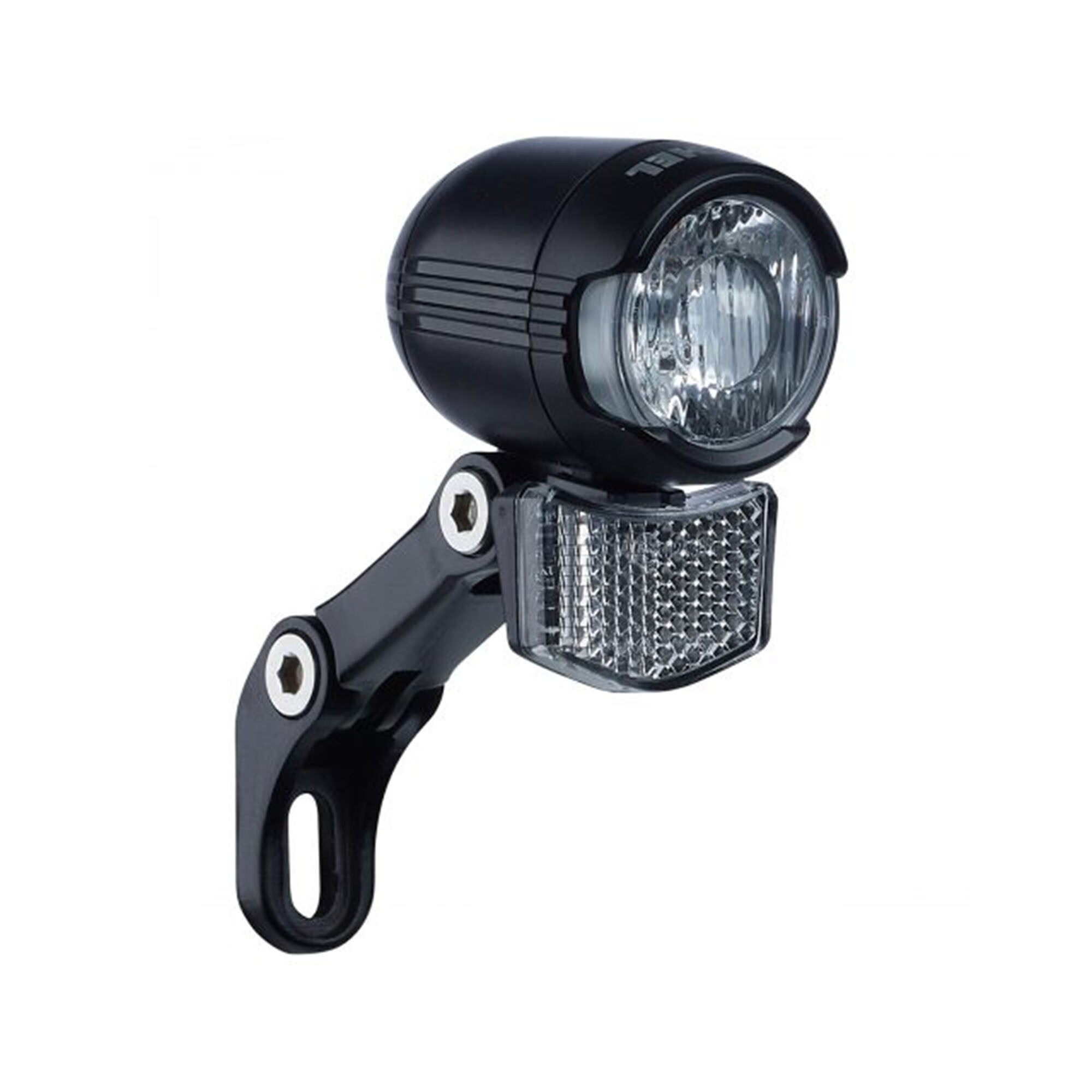 B&uuml;chel Shiny 40 Fahrrad Licht 40 Lux Fahrradbeleuchtung LED StVZO Beleuchtung Standlicht Fahrradlampe wei&szlig; Fahrradlicht vorne f&uuml;r Dynamo - Bild 1