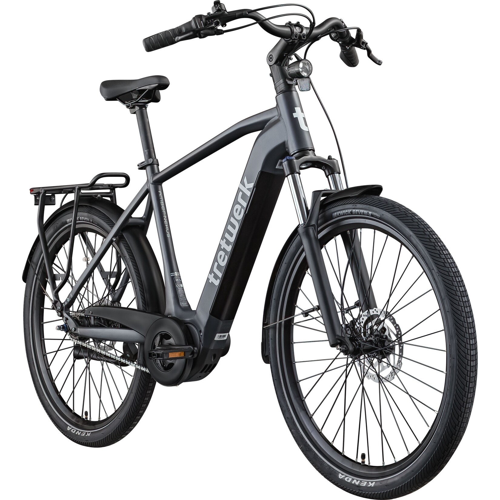 Tretwerk Amber Nexus E Bike SUV 27,5" Pedelec 550 Wh Elektrofahrrad Herren 7 Gang Shimano Nexus Trekkingrad