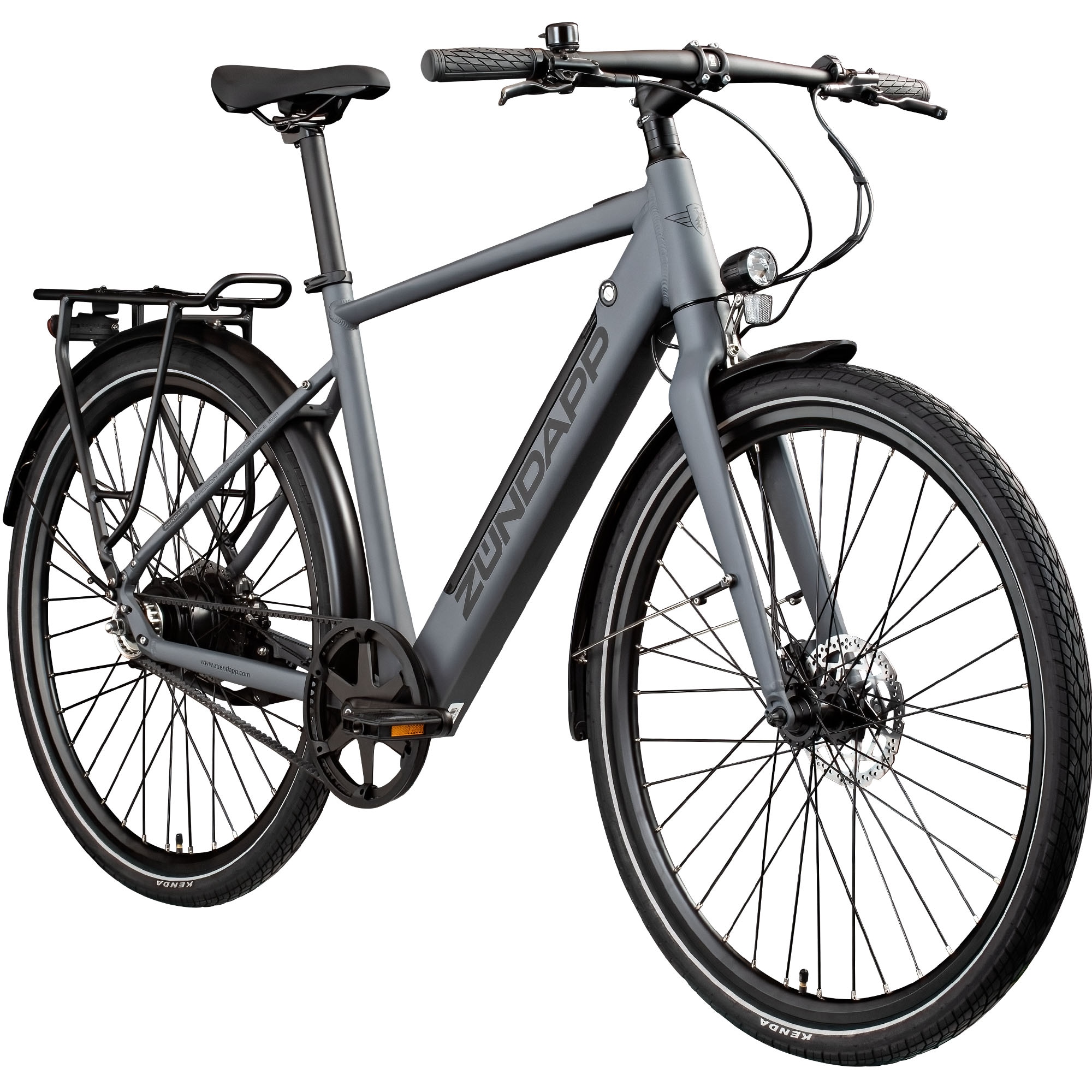 Z&uuml;ndapp Z7 Urban-e E Bike Singlespeed 28 Zoll anthrazit - Bild 1