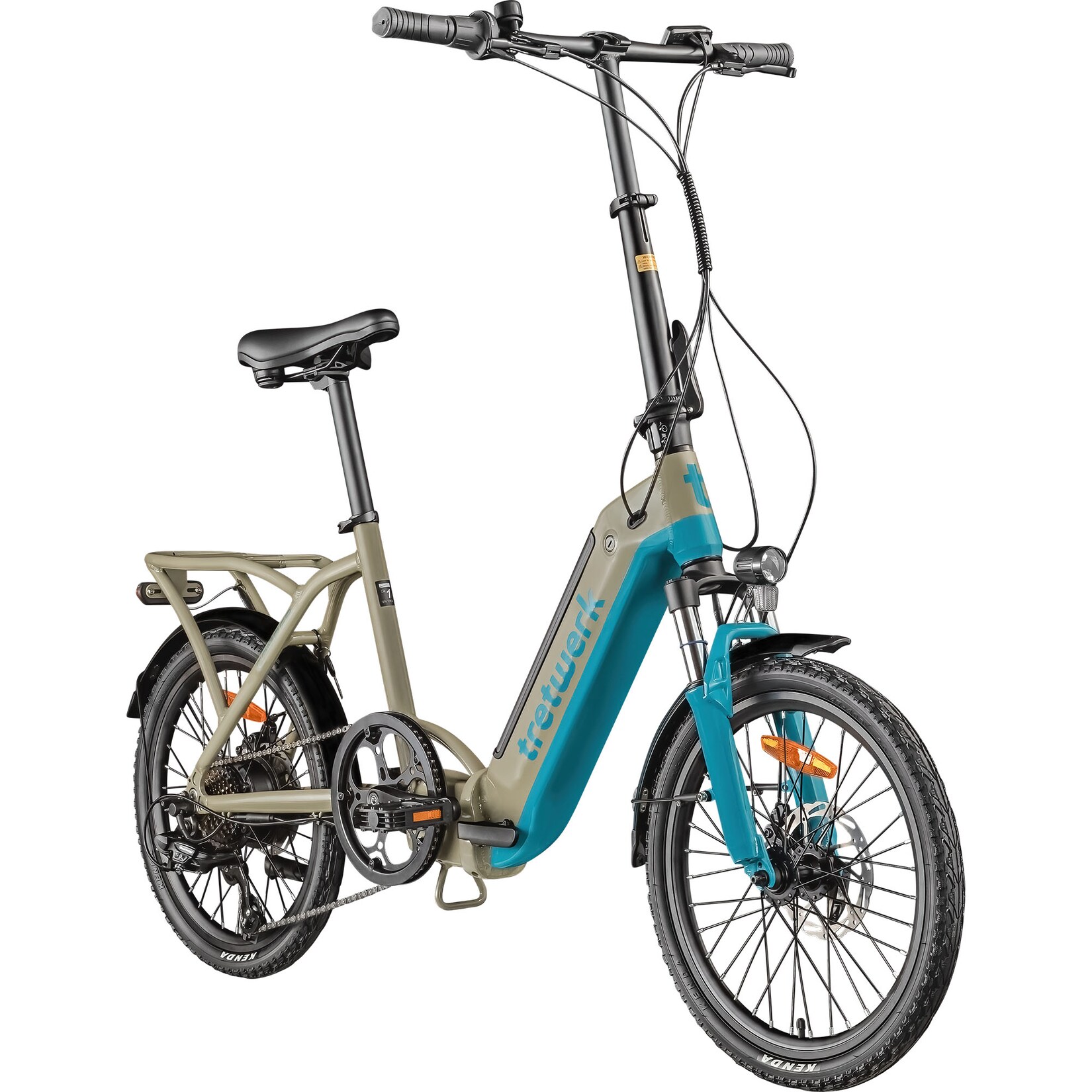 Tretwerk Camper 20" – Kompaktes E-Faltrad mit Shimano 7-Gang-Schaltung & 468Wh Akku