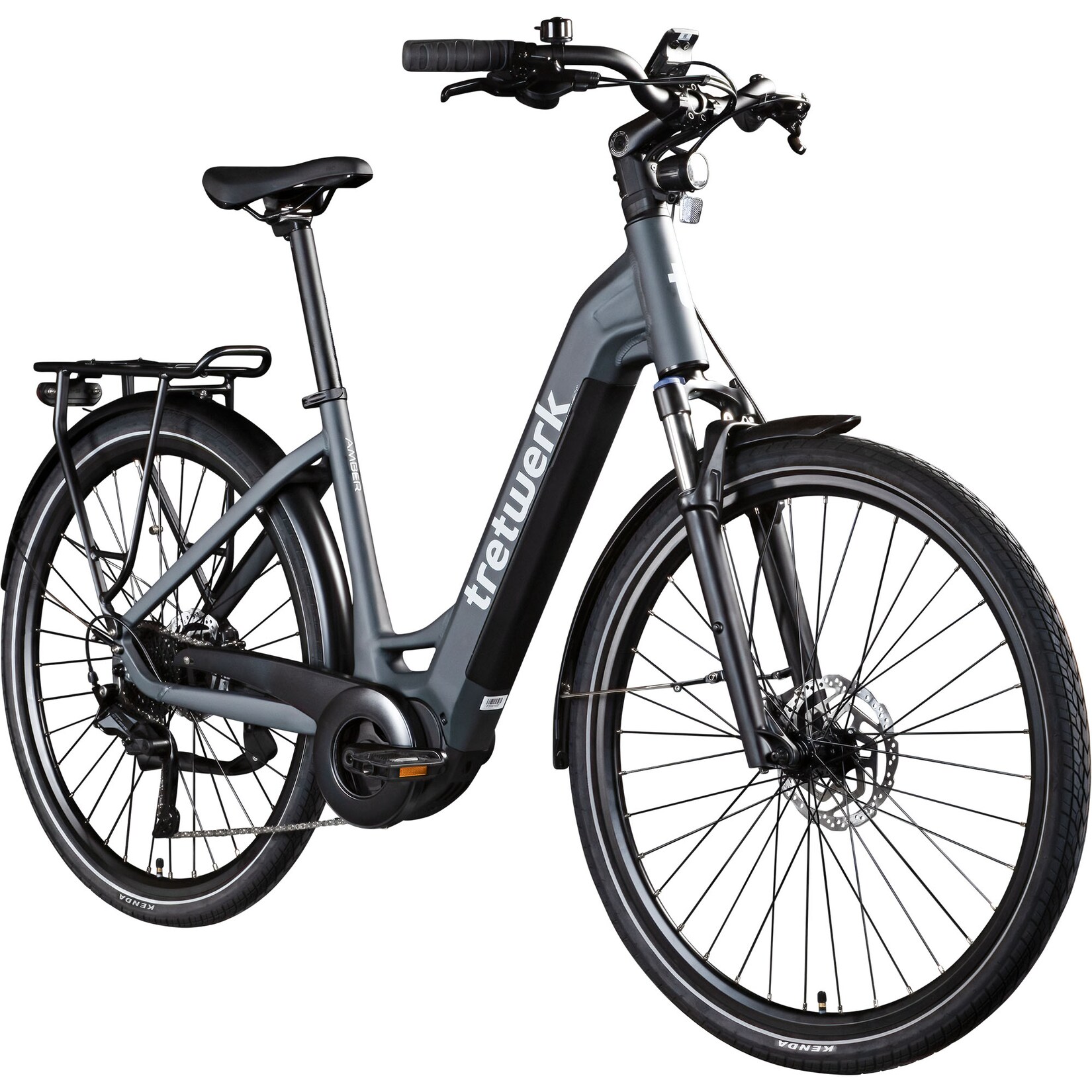Tretwerk Amber E Bike Damen 28 Zoll Elektrofahrrad 155 - 185 cm Hollandrad Tiefeinsteiger mit 9 Gang Schaltung