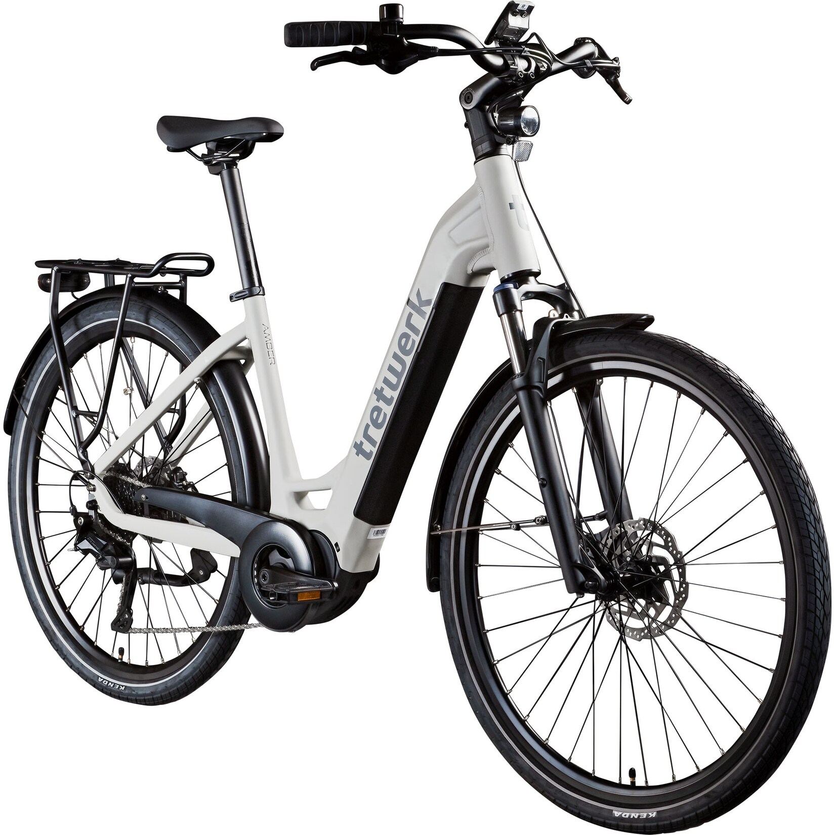 Tretwerk Amber E Bike Damen 28 Zoll Elektrofahrrad 155 - 185 cm Hollandrad Tiefeinsteiger mit 9 Gang Schaltung