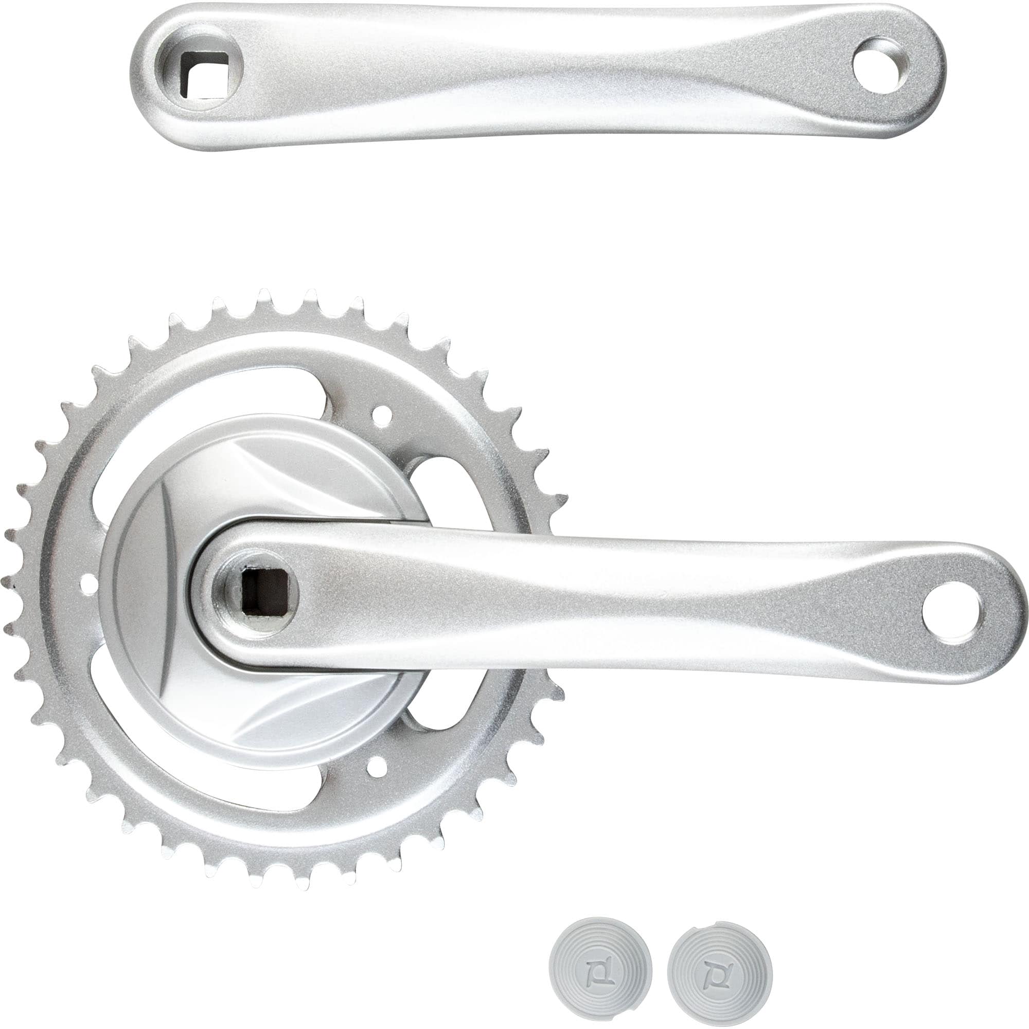 Prowheel Fahrrad Kurbel einfach Kurbelgarnitur 170 mm Fahrradkurbel 38 Z&auml;hne Vierkant E Bike - Bild 1