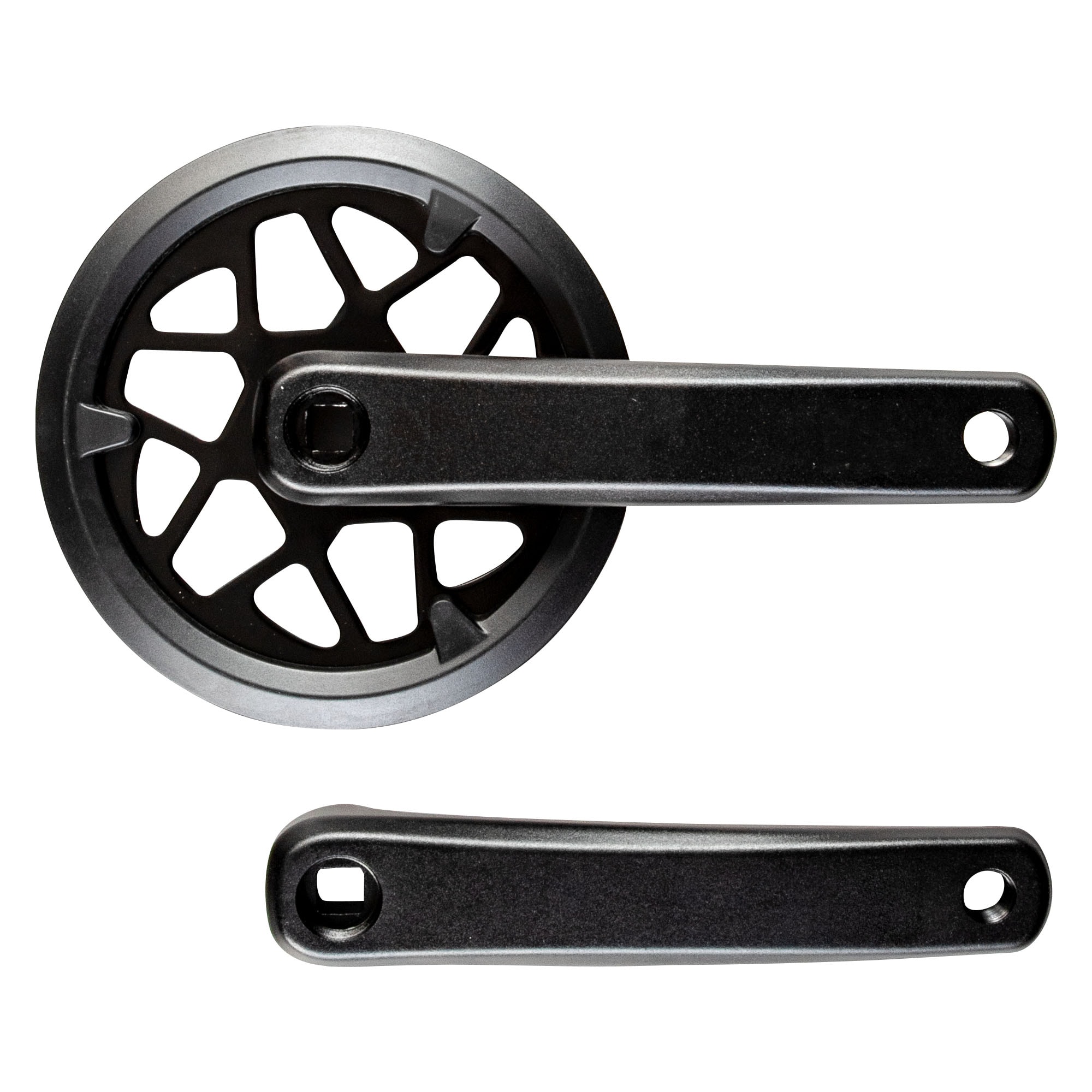 Prowheel Kurbelgarnitur 170 mm 36 Z&auml;hne mit Kettenschutz Schwarz - Bild 1