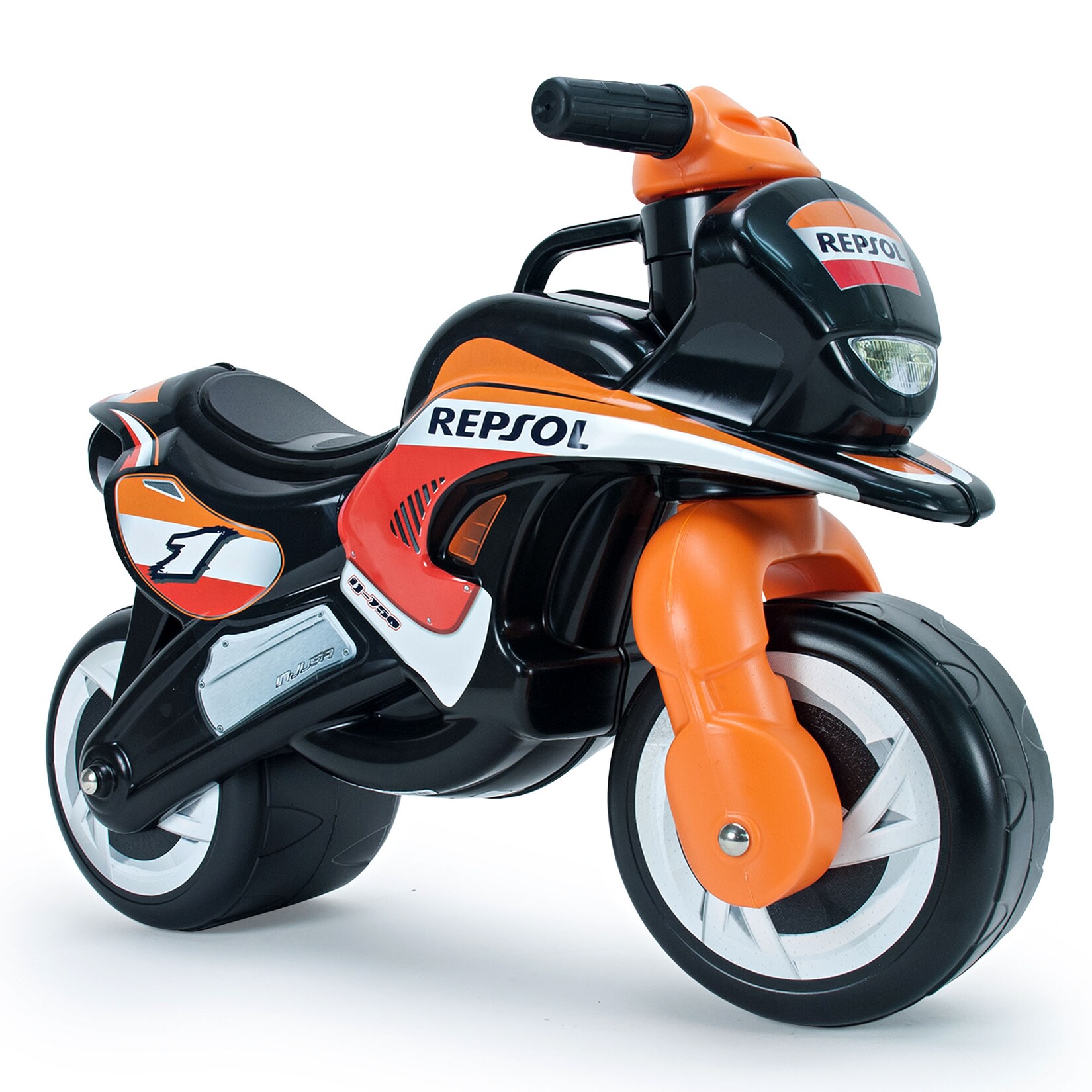 INJUSA Tundra Repsol Moto Laufrad ab 18 Monate – Kindermotorrad im Racing-Design mit breiten Rädern