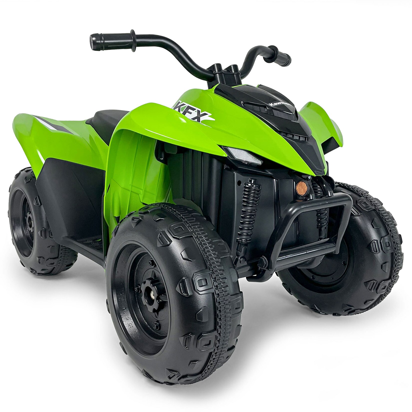 INJUSA Kawasaki KFX90 ATV 12V Elektroquad für Kinder ab 2 Jahren - batteriebetriebenes Quad mit Vorwärts- & Rückwärtsgang