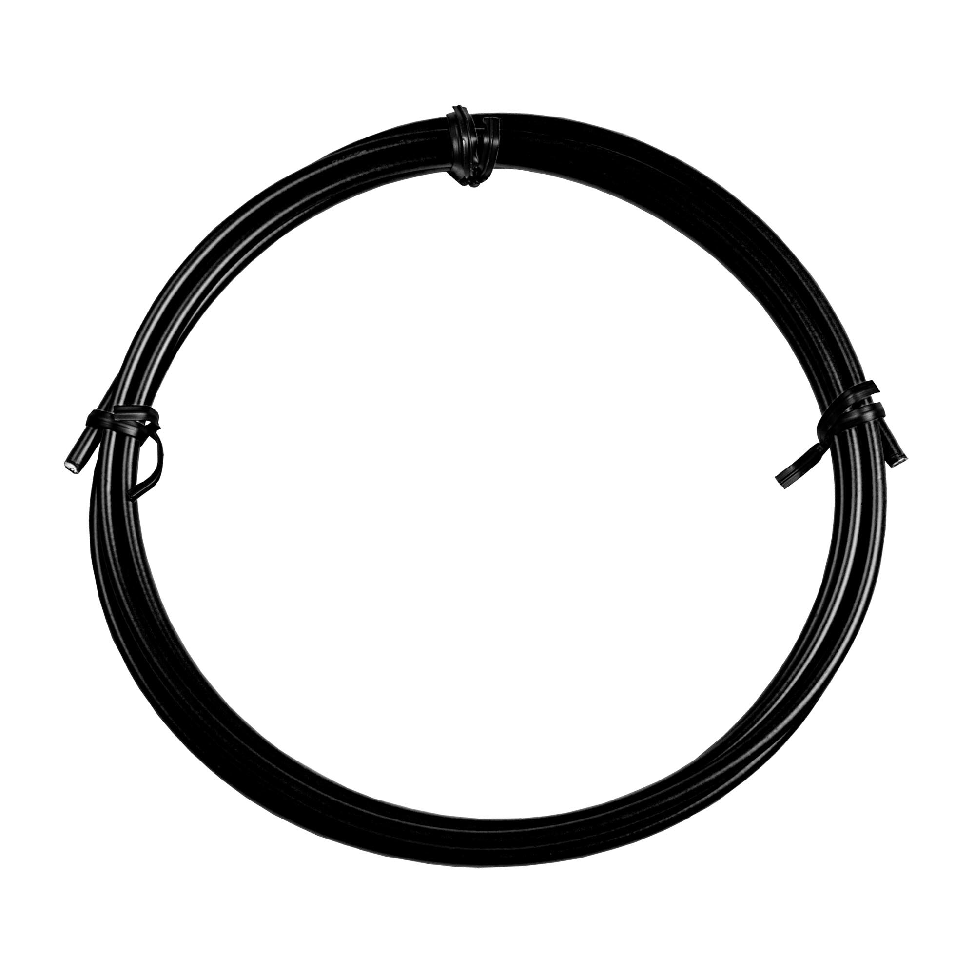 Pentagon Sports Fahrrad Bremszug mit Bremszugh&uuml;lle Bremskabel mit Walzennippel und Birnennippel schwarz - Bild 1