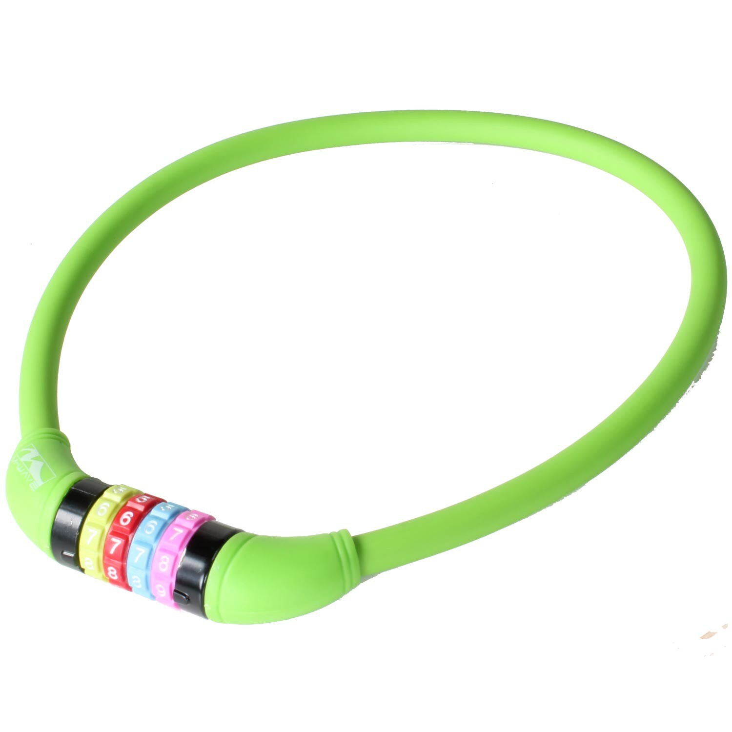 M-Wave DS 12.6,5 S Fahrradschloss Kinder Zahlenschloss gr&uuml;n - Bild 1