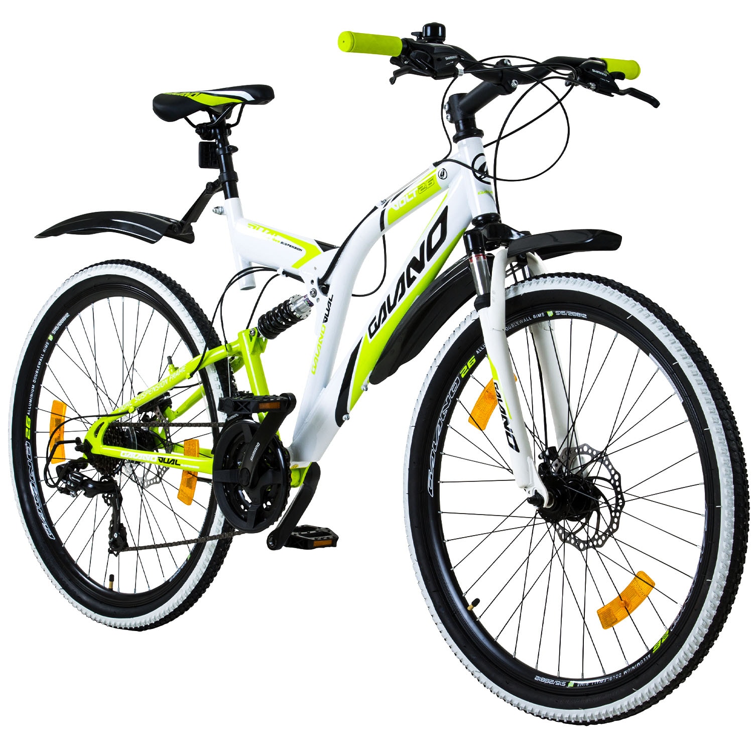 Galano Volt DS Mountainbike Fully ab 160 cm Jugendfahrrad 26 Zoll Fahrrad 21 Gang MTB f&uuml;r Jungen und M&auml;dchen Jugendrad - Bild 1