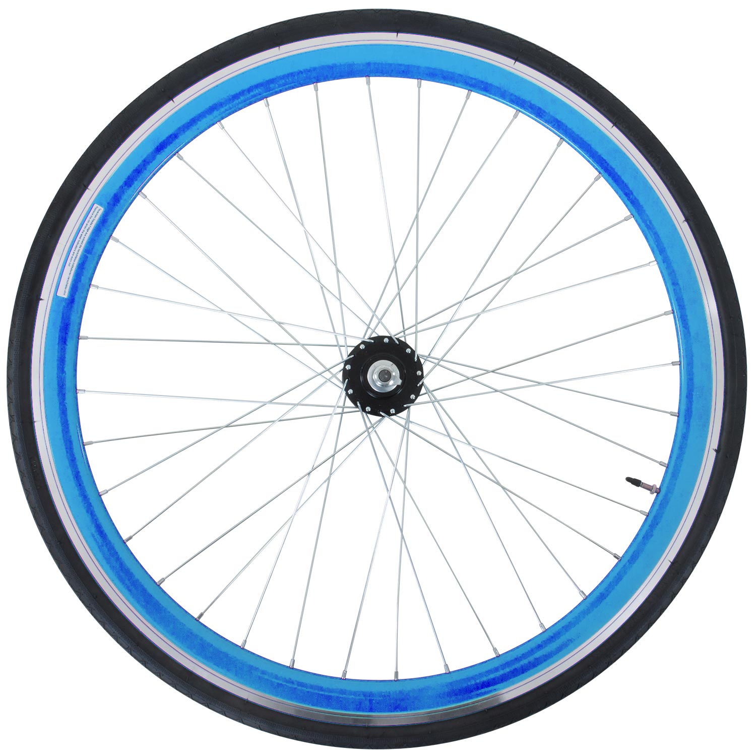 Galano Blade 700c Hinterrad Fixie Komplettrad mit FlipFlop Nabe und Reifen Fixie blau - Bild 1