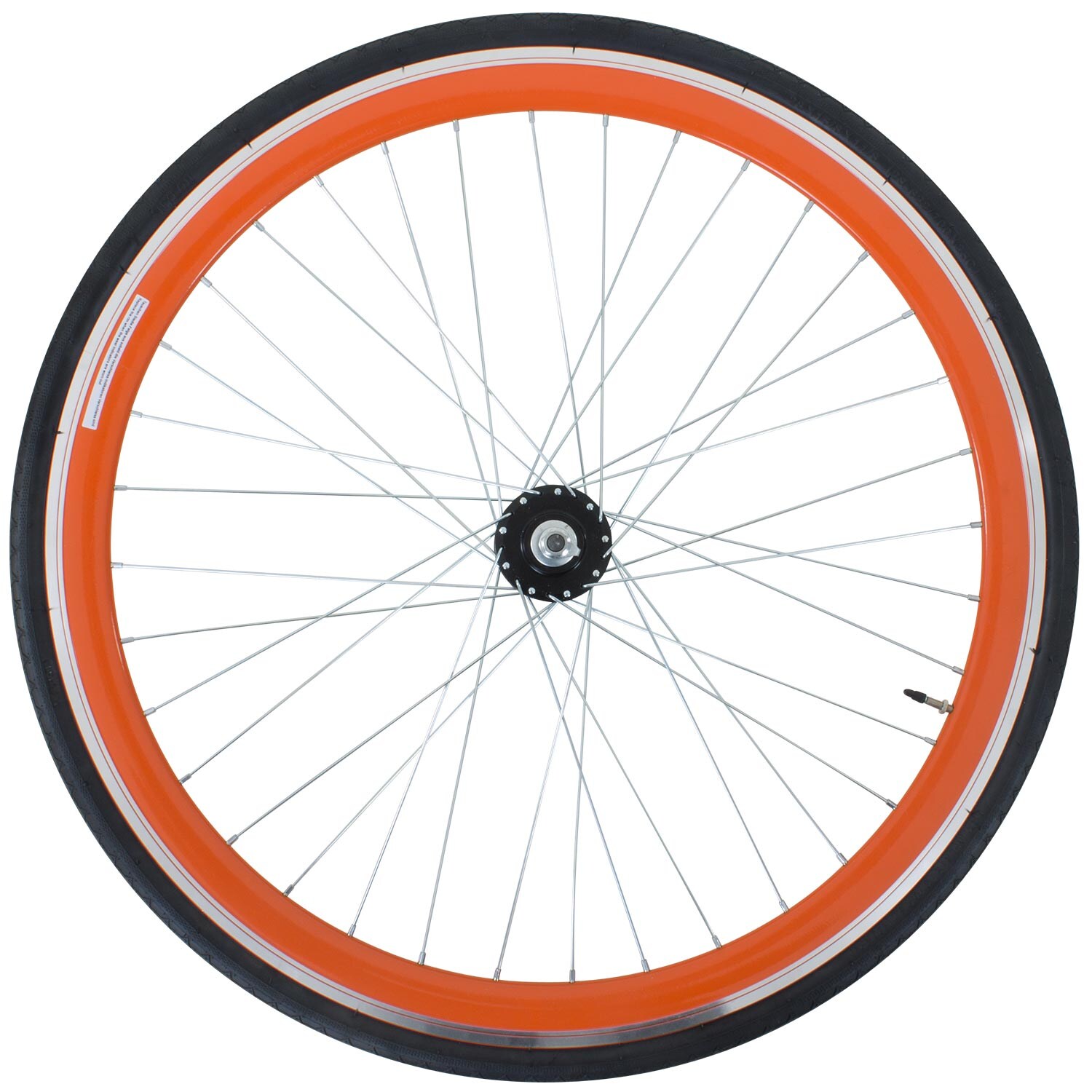 Galano Blade 700c Hinterrad Fixie Komplettrad mit FlipFlop Nabe und Reifen Fixie orange | 04250845920230