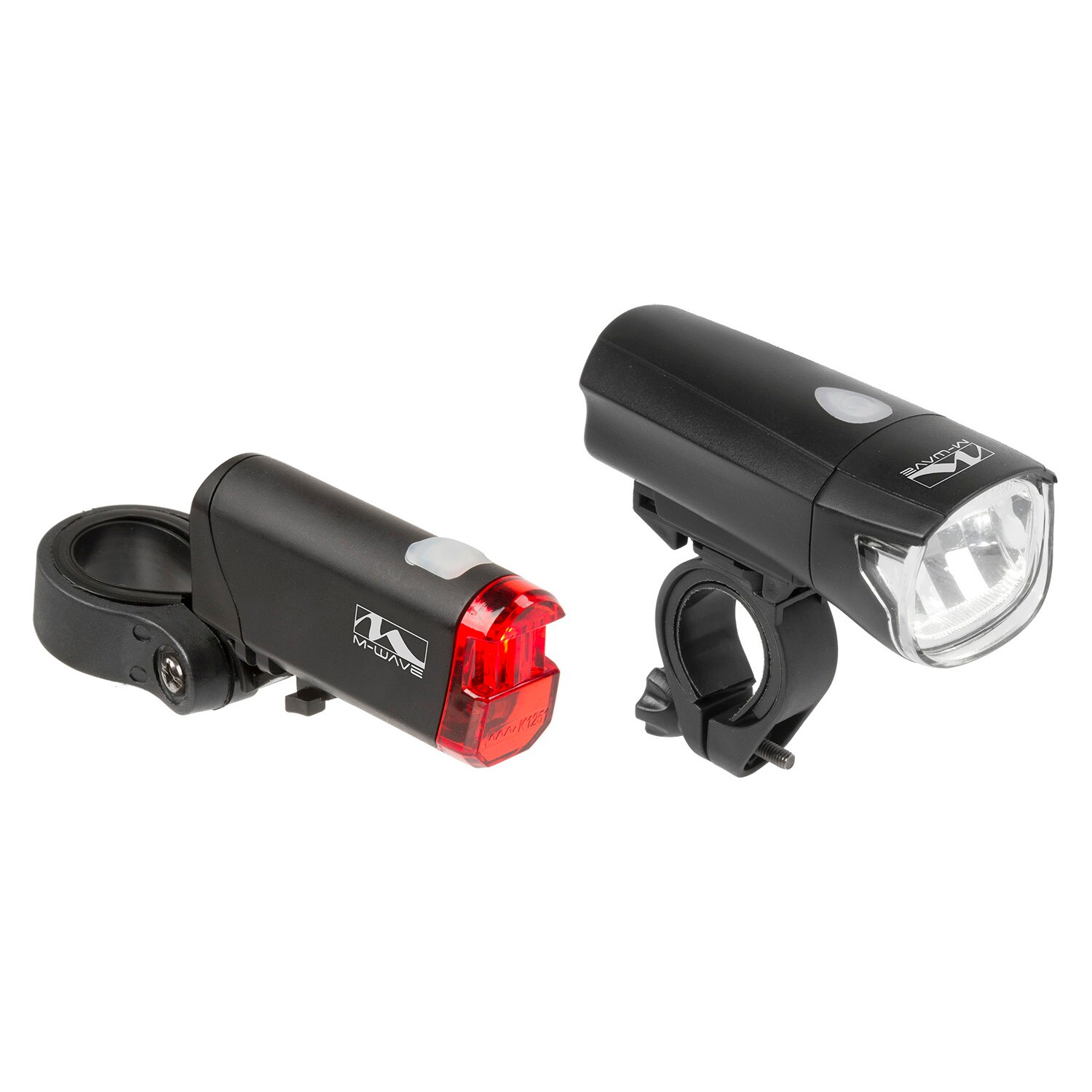 M-Wave Atlas K 50 Fahrrad Licht LED Fahrradlicht Fahrradlampe Set StVZO - Bild 1