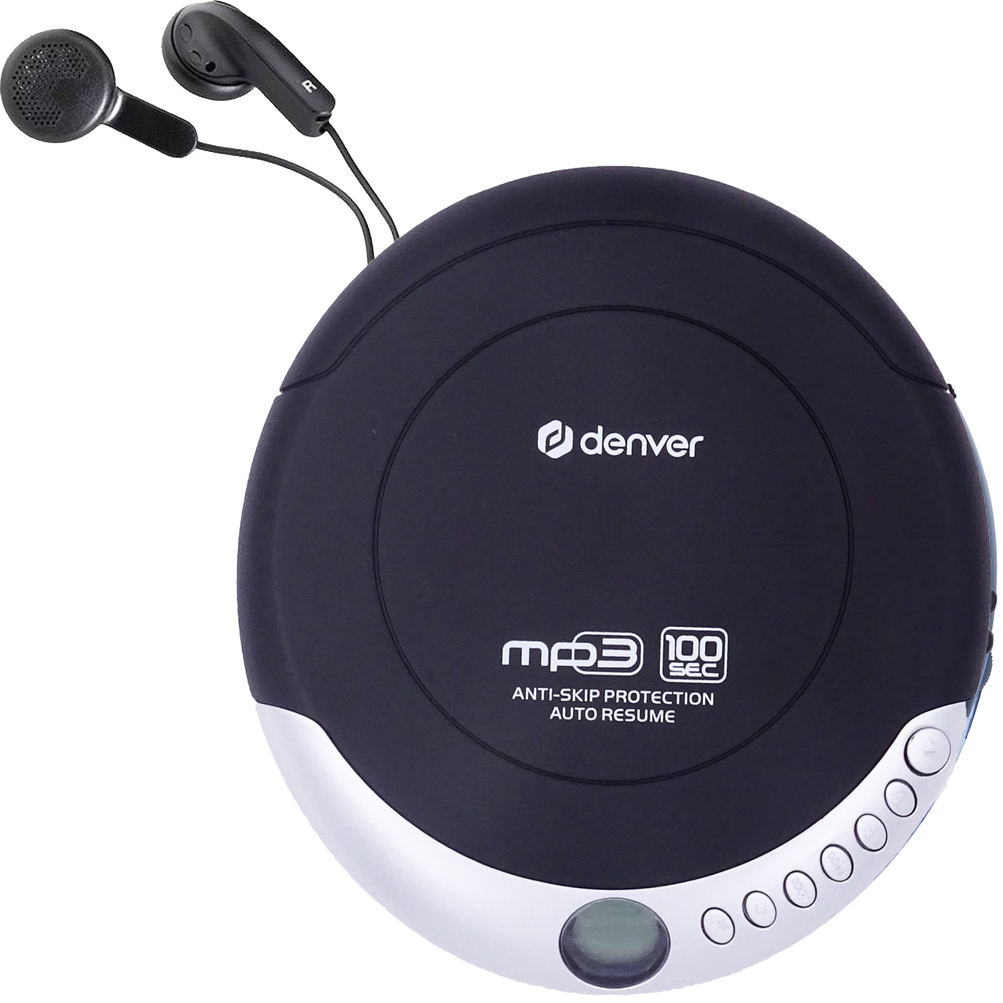 Denver DMP-391 tragbarer CD-Player mit Anti-Schock, MP3 & inkl. Kopfh&ouml;rer - Bild 1