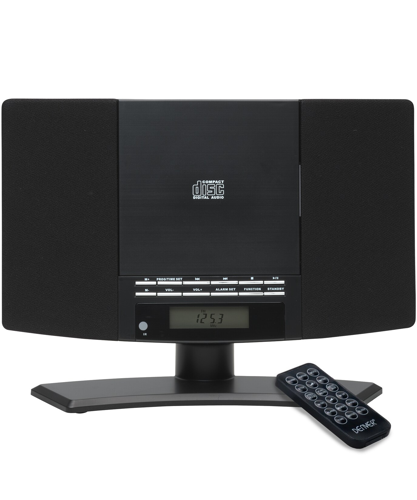 Denver MC-5220 Musikcenter mit CD-Player, FM-Radio und Wecker, schwarz