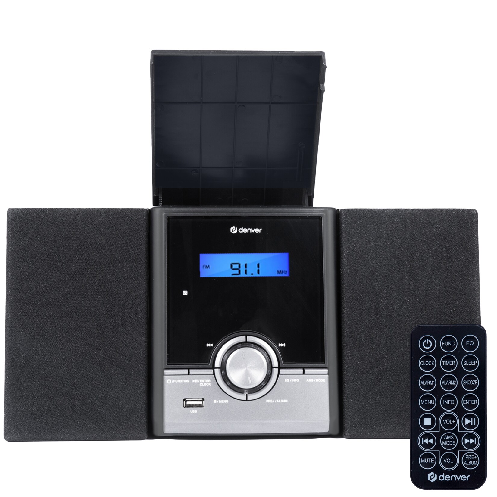 DENVER MDA-285 - DAB/FM/CD Music System - Bluetooth and USB
