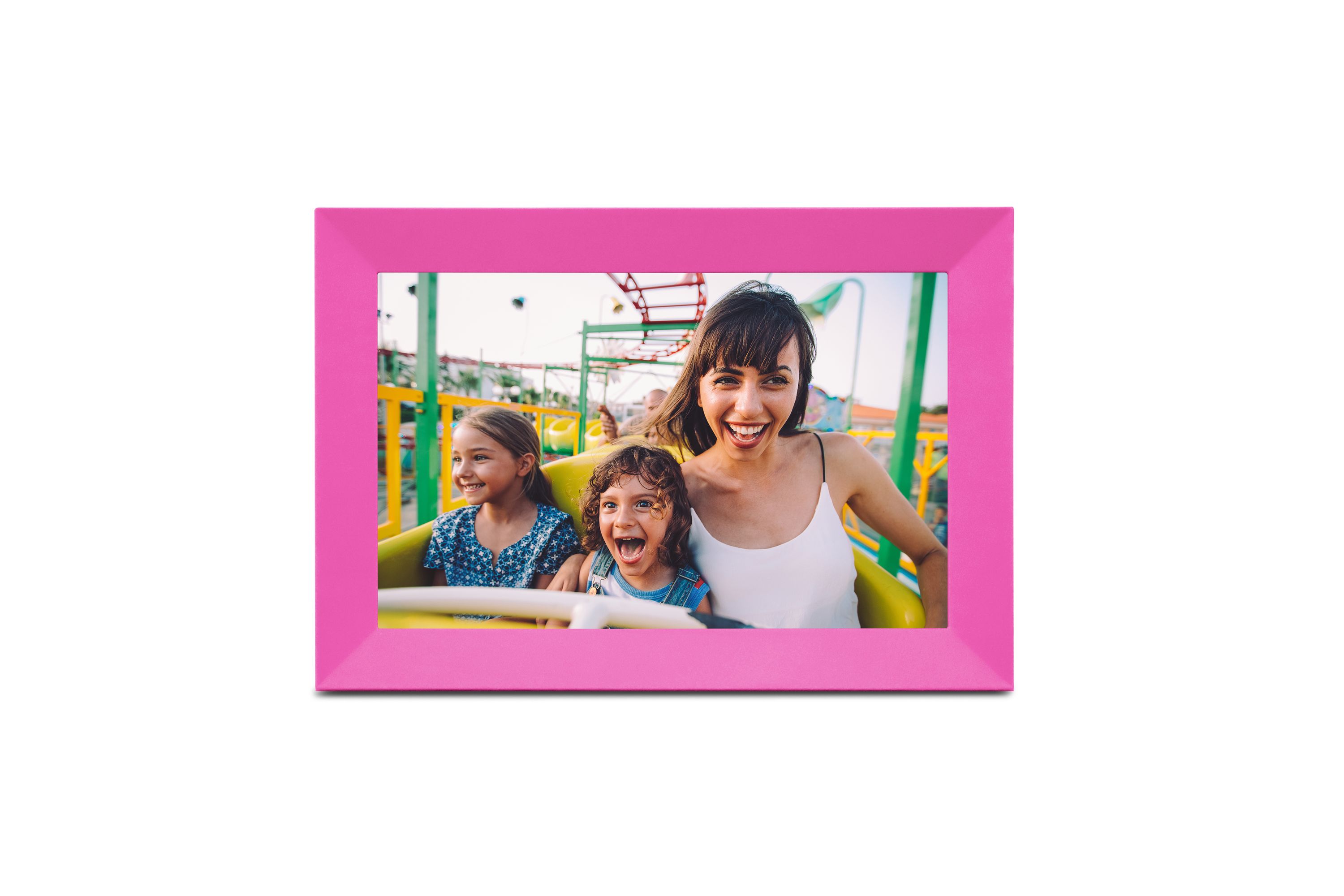 Denver PFF-1023 WLAN-Bilderrahmen&ndash;10,1" Touchscreen, Frameo, pink - Bild 1