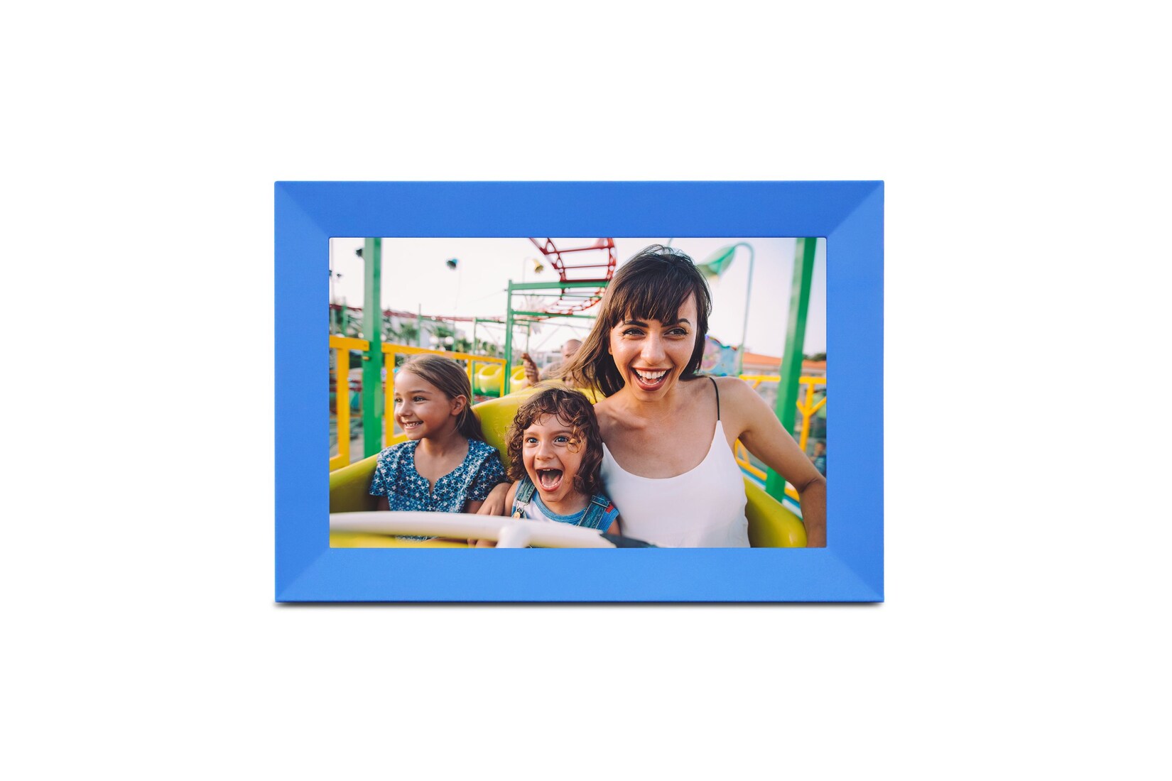 Denver PFF-1023 WLAN-Bilderrahmen–10,1" Touchscreen, Frameo, blau