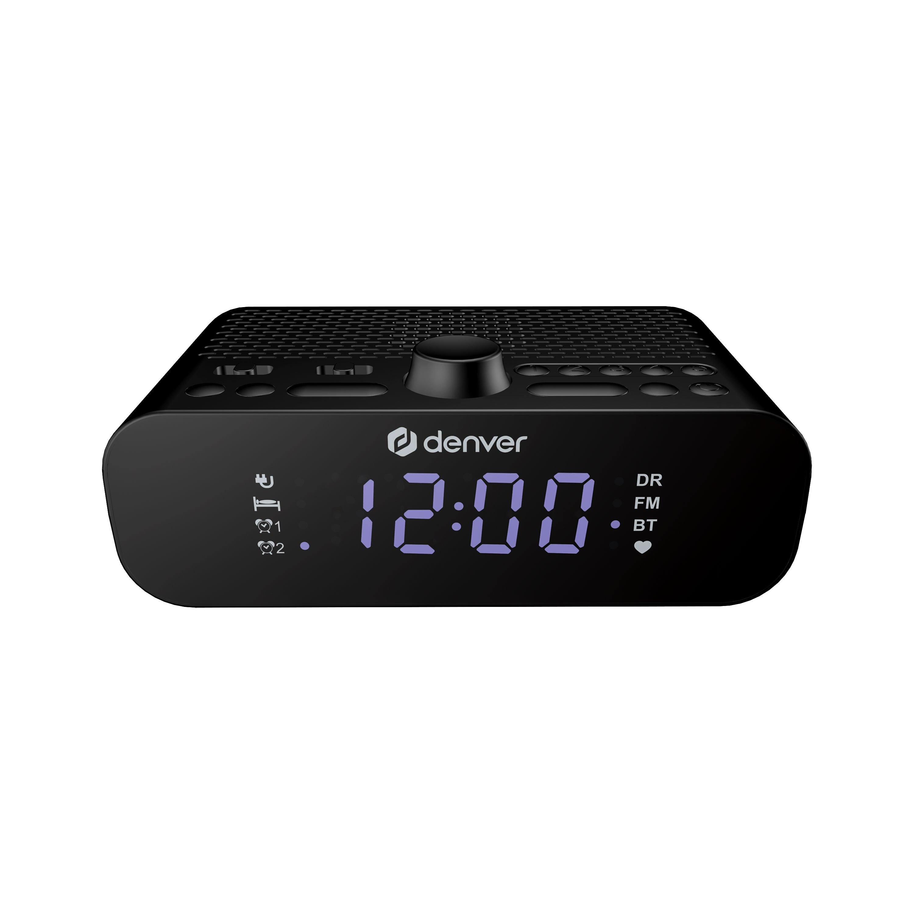 Denver CRD-515 Radiowecker -DAB+, FM, Bluetooth, Dual-Alarm, schwarz - Bild 1
