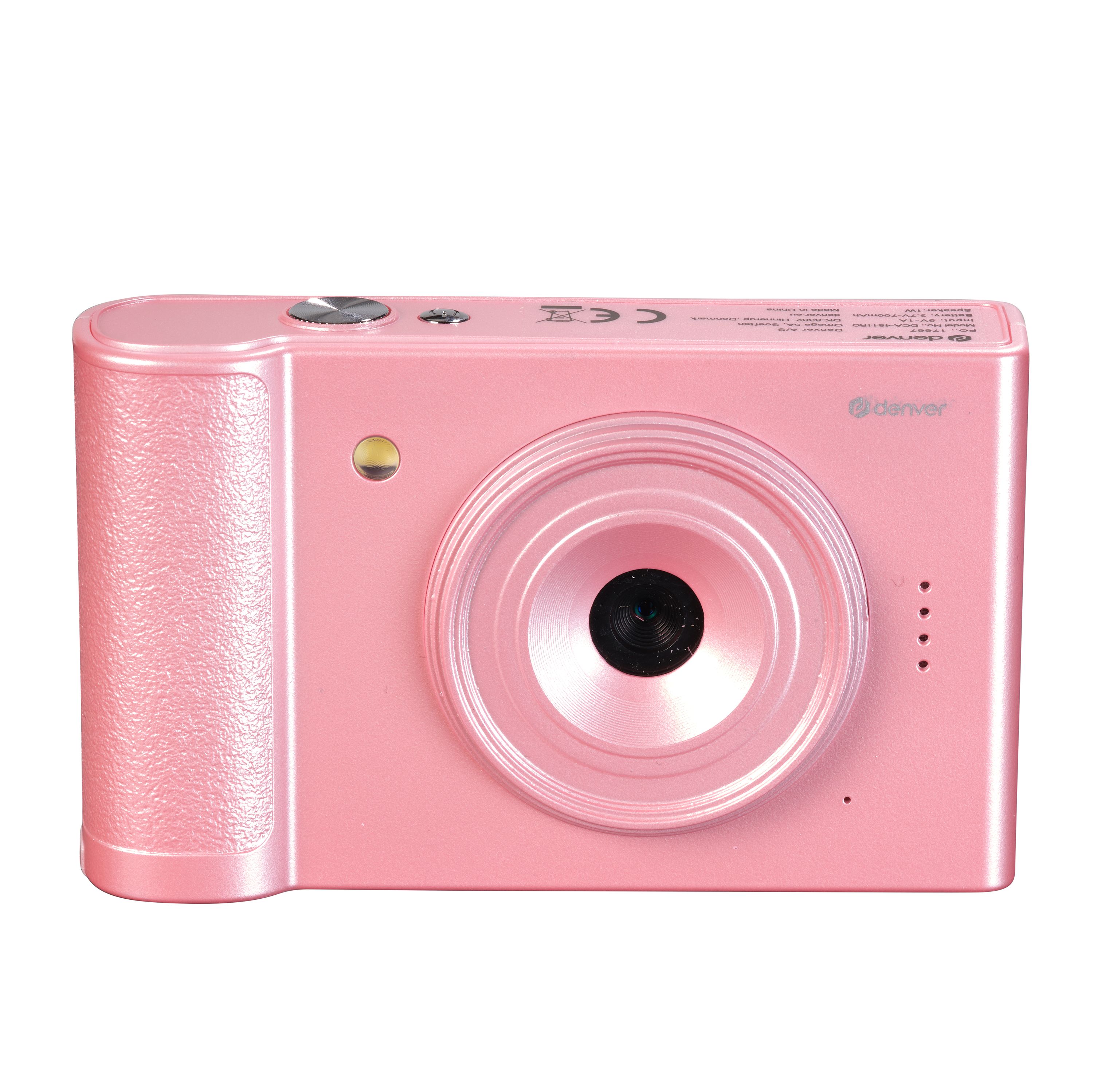 Denver DCA-4811 Digitalkamera &ndash;48 MP (interpoliert), 5MP CMOS, pink - Bild 1