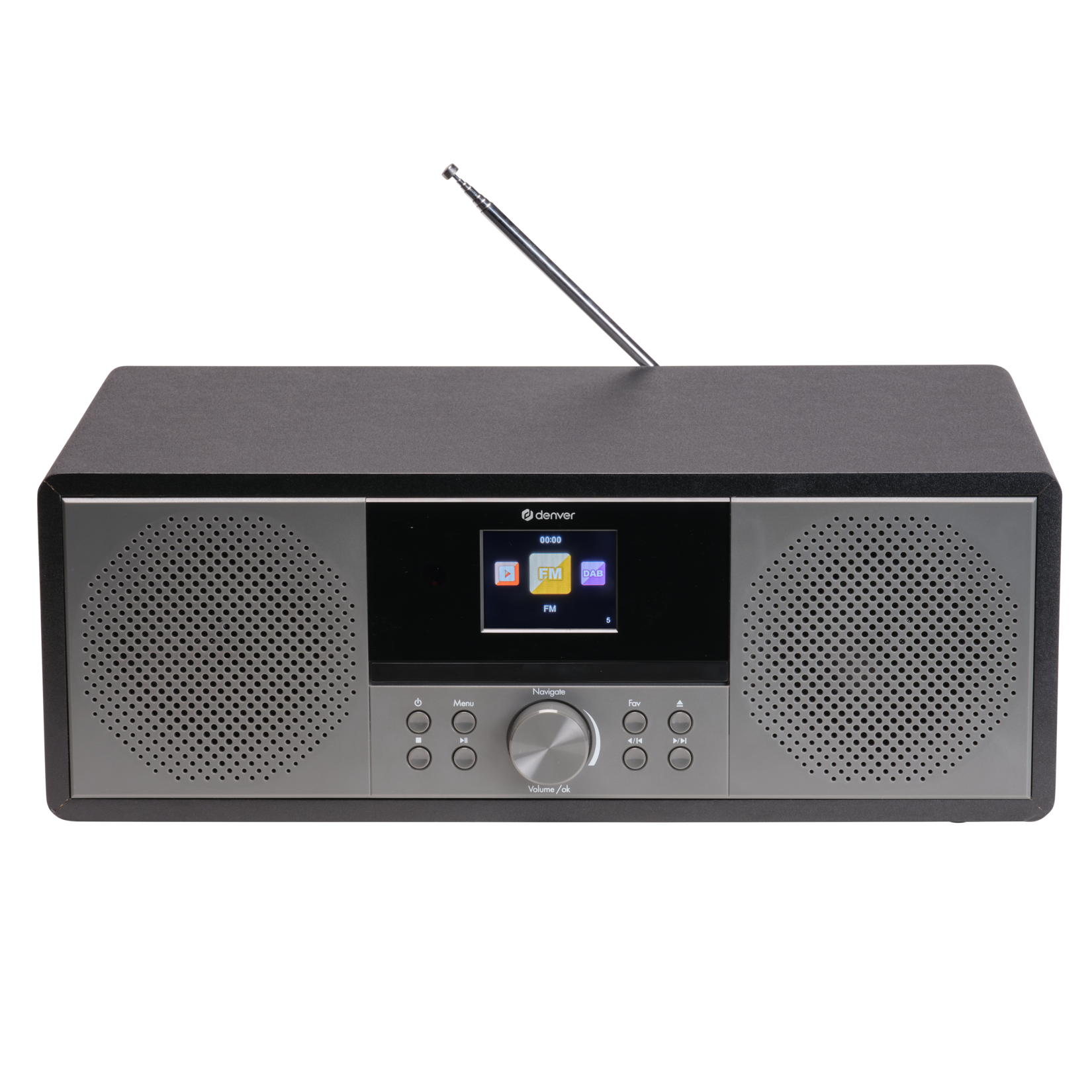 Denver MIR-270 DAB+, FM/Internetradio– CD-Player, Bluetooth, schwarz
