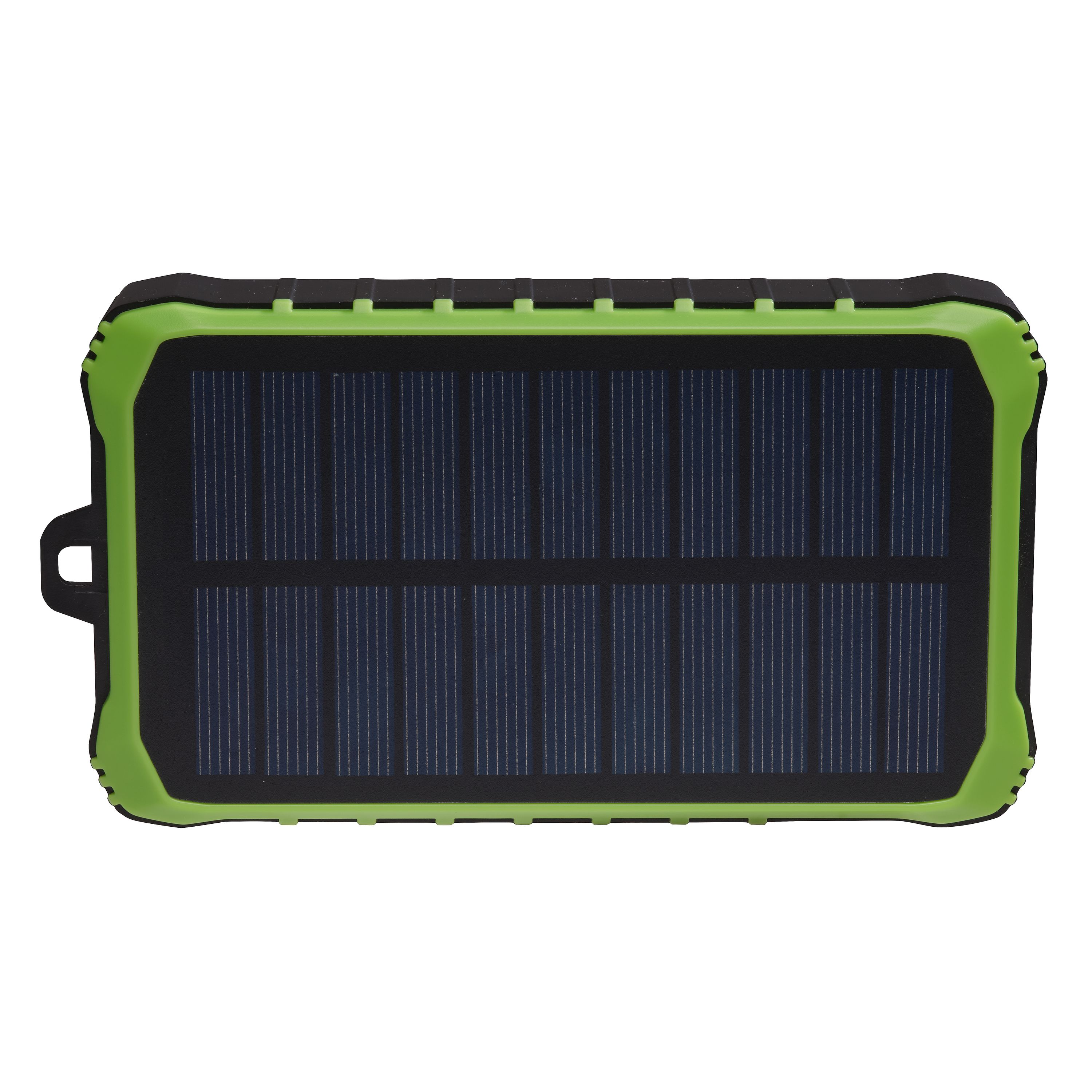 Denver PSO-10012 Solar Powerbank&ndash;10.000&nbsp;mAh, mit Taschenlampe, schwarz - Bild 1
