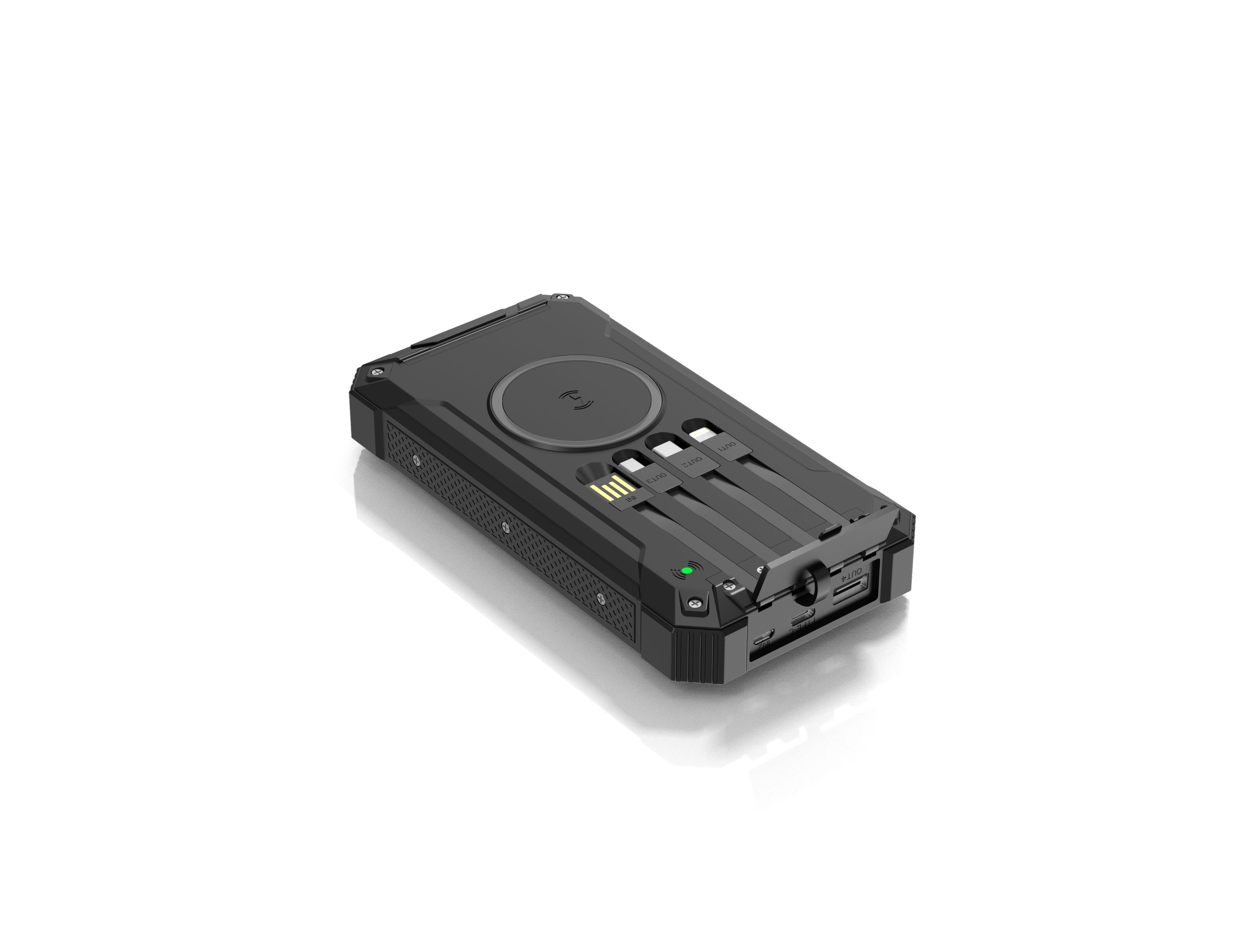 Denver PSC-20012 Solar Powerbank&ndash;20.000 mAh, 5W Kabelloses Laden - Bild 1