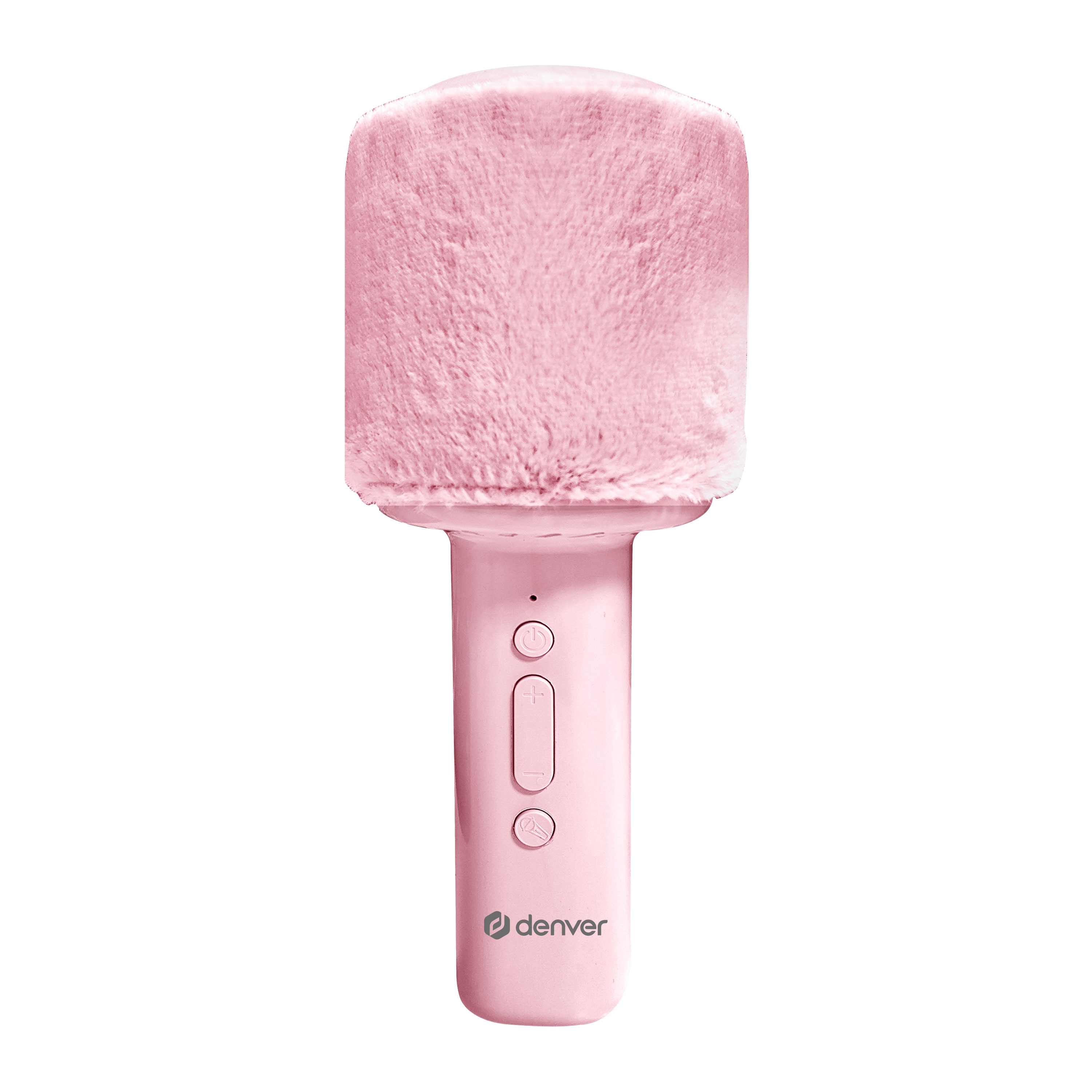 Denver KMS-30 Bluetooth Mikrofon&ndash; mit Lautsprecher, 5W RMS max., pink - Bild 1