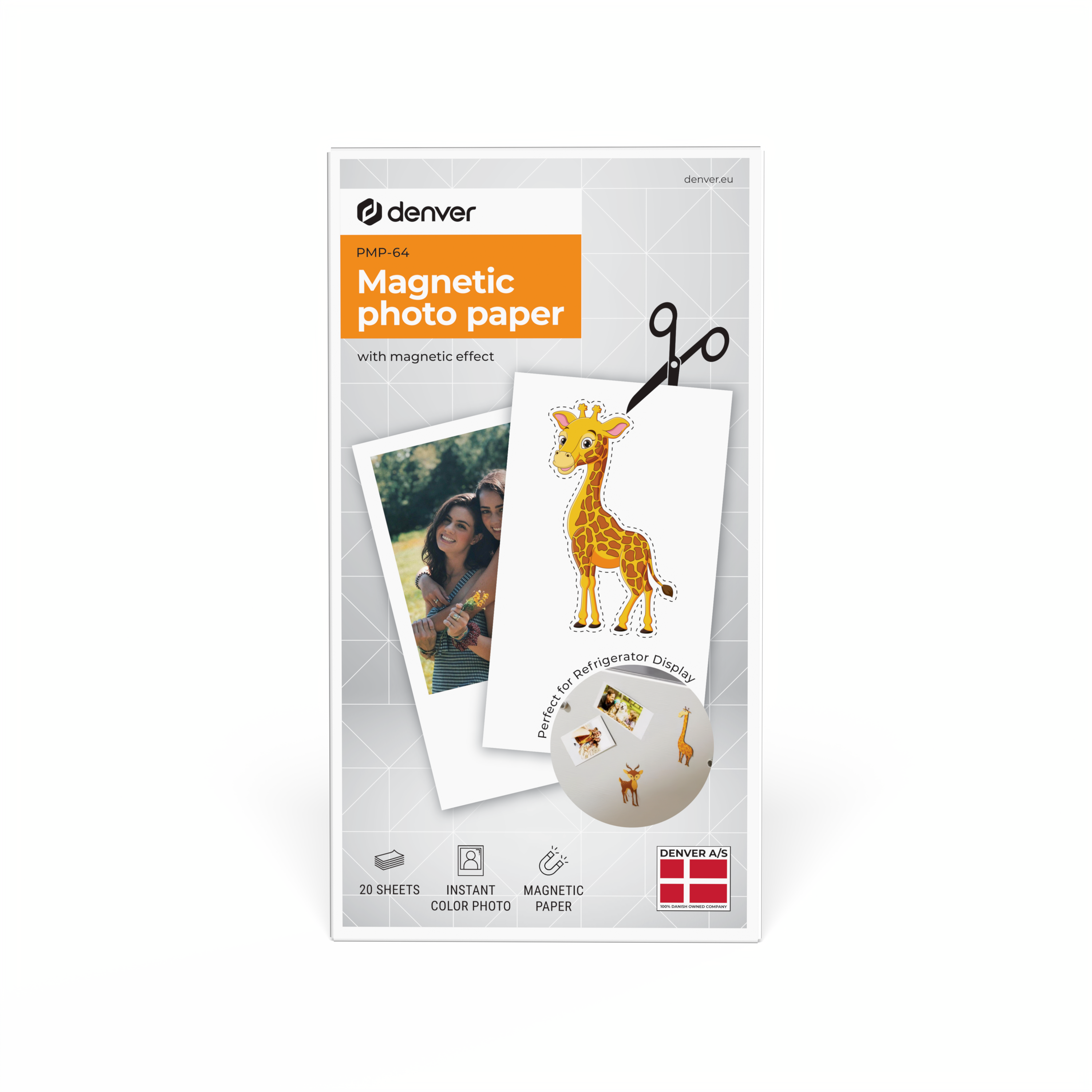 Denver PMP-64 Fotopapier magnetisch&ndash; refill Fotopapier f&uuml;r MCP-6010 - Bild 1
