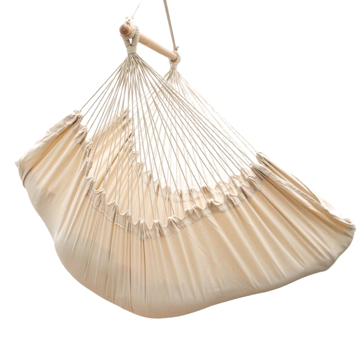 XXL Liege H&auml;ngesessel mit Seitenfach und Kissen - 220x120cm Outdoor H&auml;ngematte - Bild 1