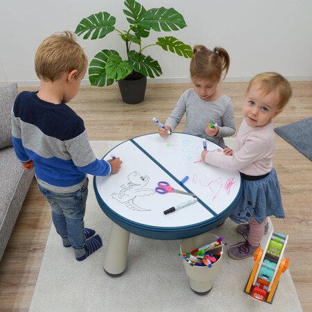 3-in-1 Kinder Spieltisch mit Platte für Bausteine - Kindertisch mit Stuhl  online kaufen bei Netto