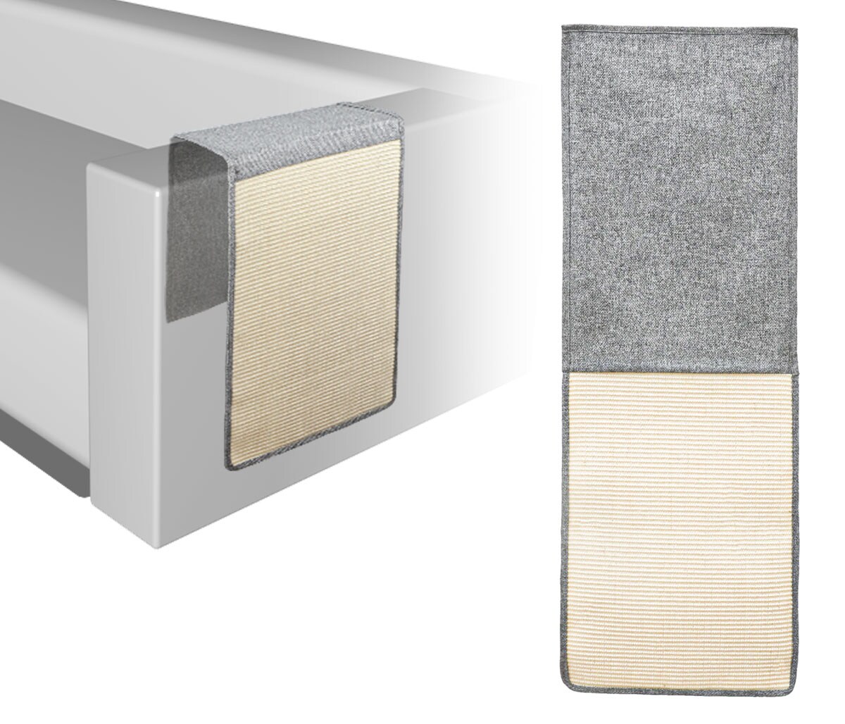 Sofa Kratzmatte f&uuml;r Katzen 130x44cm Sisal M&ouml;bel Kratzschutz Couch Sessel Kratz - Bild 1