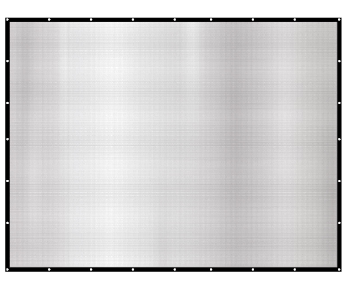 99% Schattennetz 3x4m Alu Sonnensegel Sonnenschutz Netz Hitzeschutz f&uuml;r Auto - Bild 1