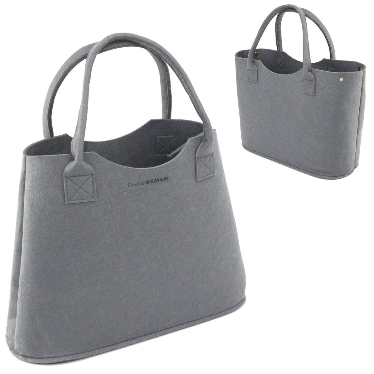 2-in-1 Erweiterbarer Filz Shopper 47x20x35cm XL Tasche Einkaufstasche Gro&szlig; - Bild 1