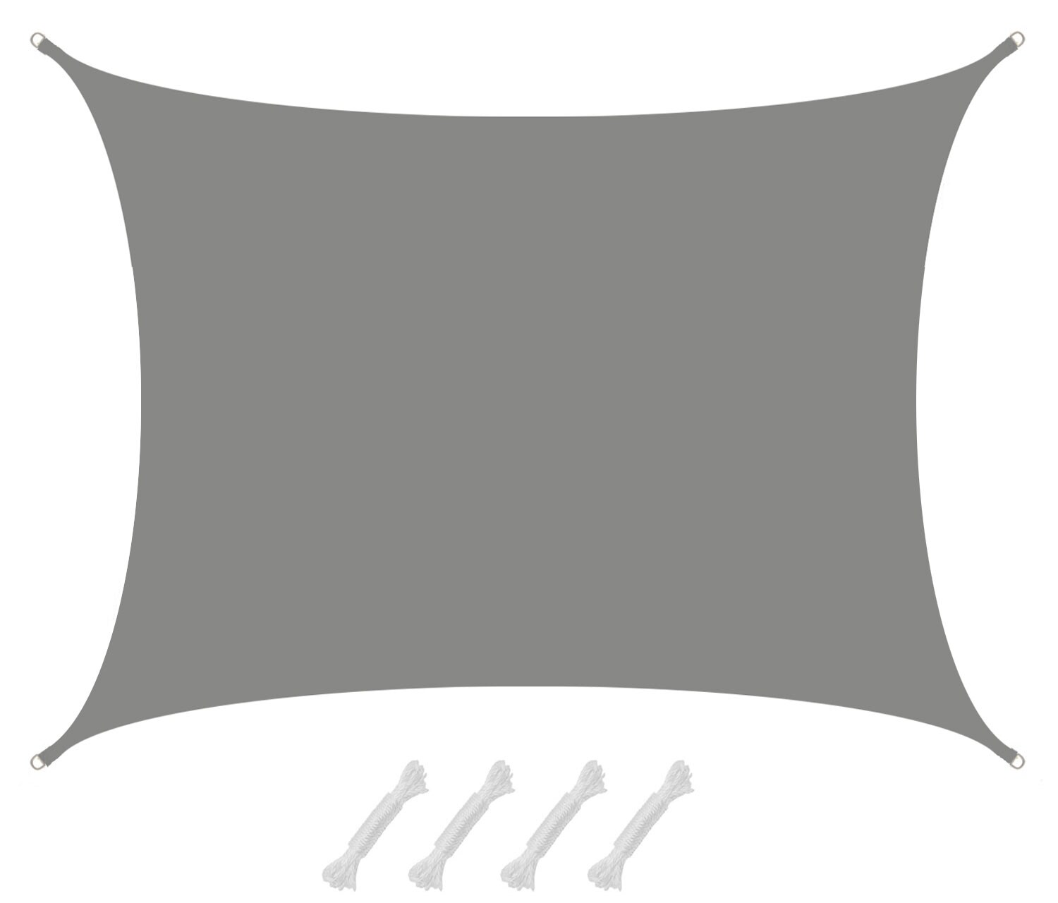 UV Sonnensegel Wasserdicht 6x5 - Rechteckig - Sonnenschutz Segel Garten Terrasse - Bild 1