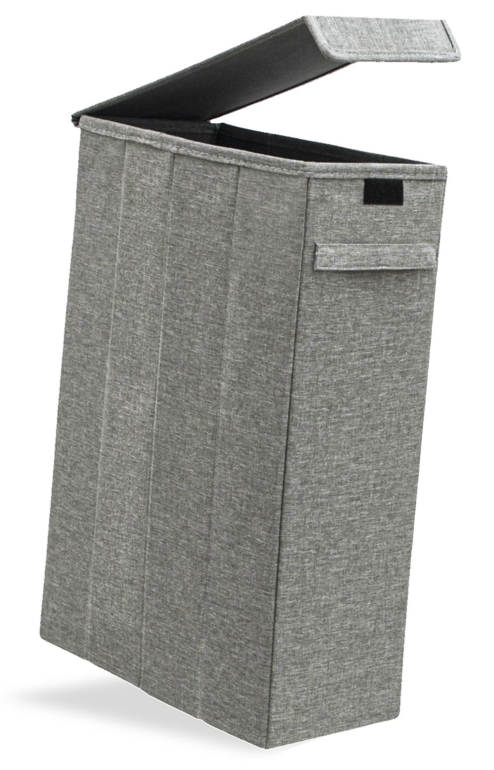 50L W&auml;schekorb mit Deckel - 20x40x60 W&auml;schesammler Schmal - W&auml;sche Nischenregal - Bild 1