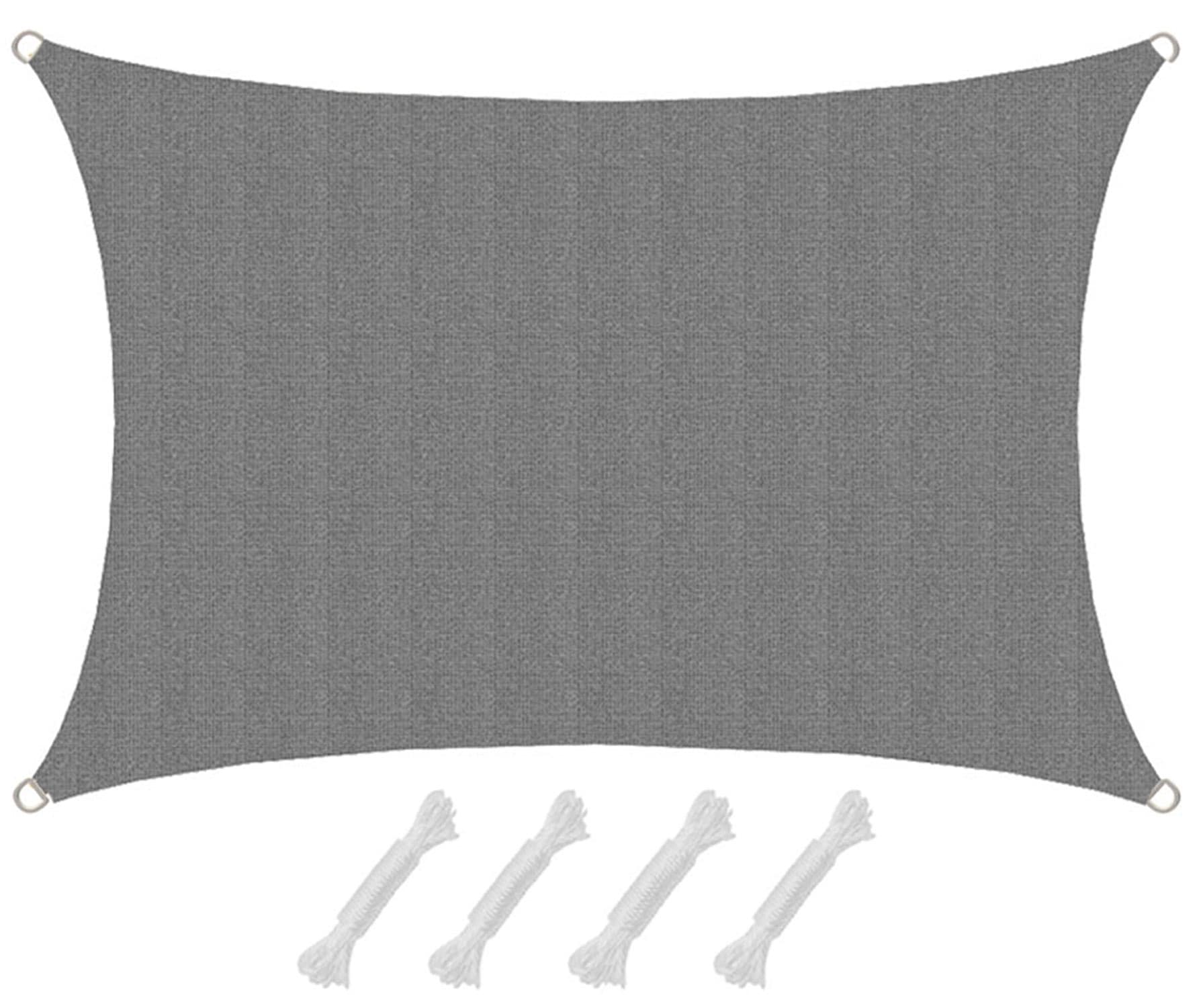 UV Sonnensegel Wasserdurchl&auml;ssig 1x2 - Viereckig - Sonnenschutz Garten Terrasse - Bild 1