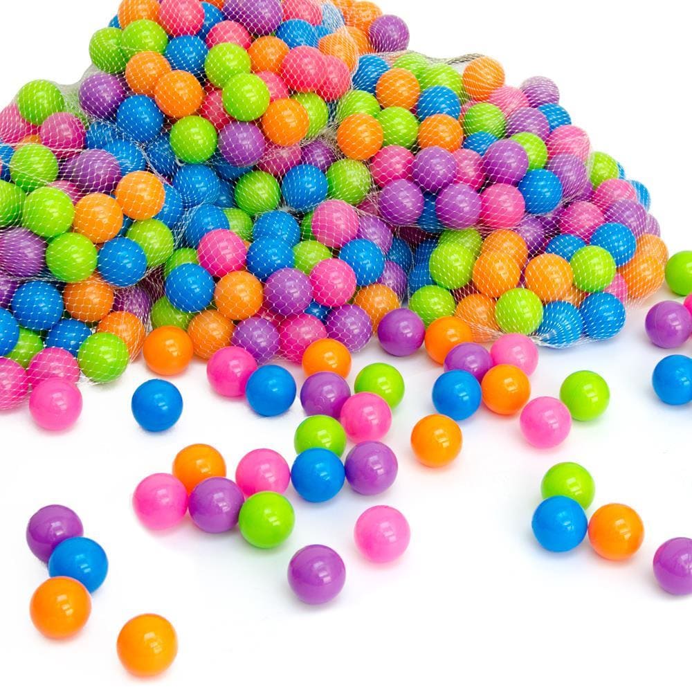 50 bunte B&auml;lle f&uuml;r B&auml;llebad 5,5cm Babyb&auml;lle Plastikb&auml;lle Baby Spielb&auml;lle Pastell - Bild 1
