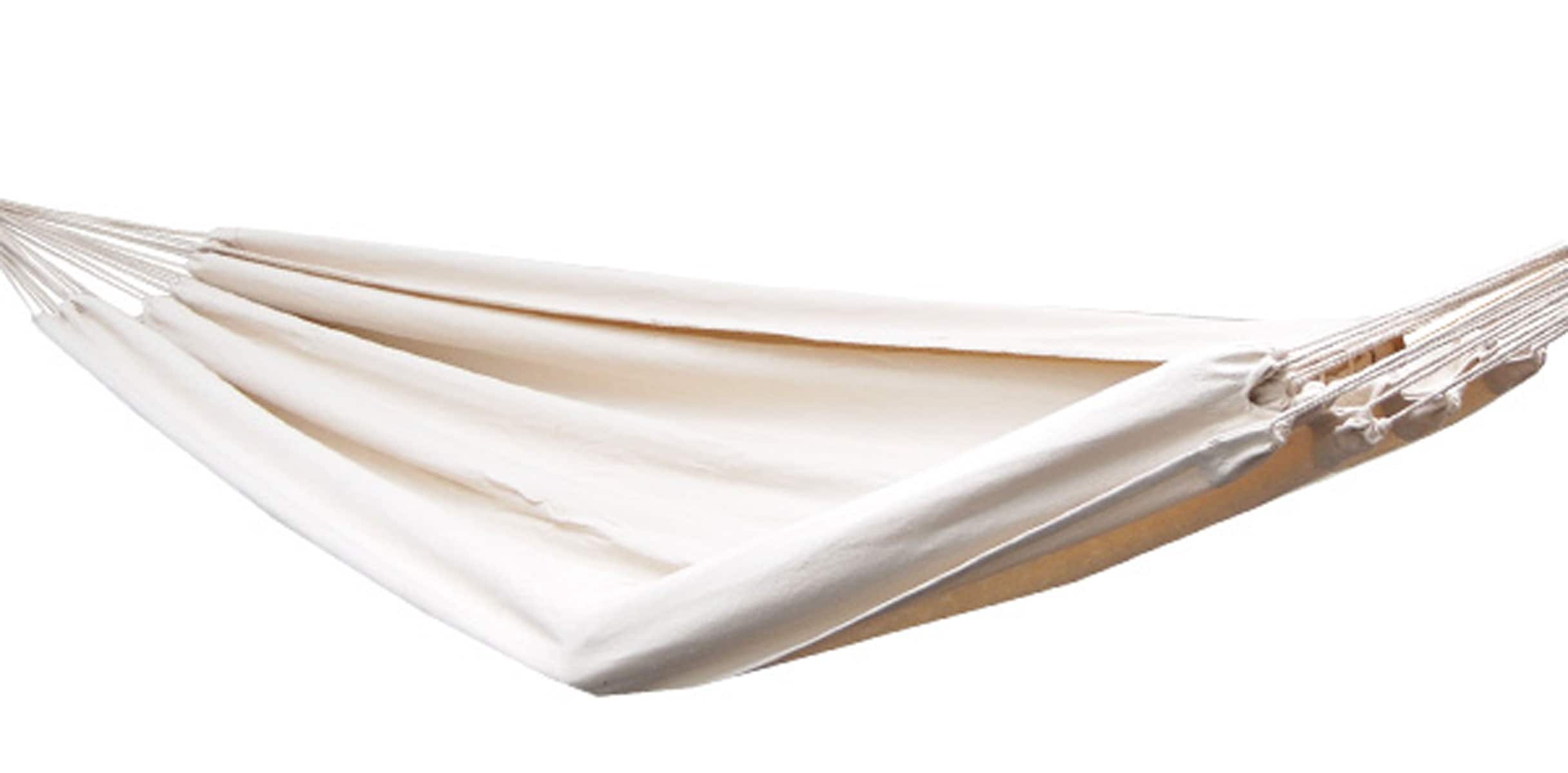 XXL H&auml;ngematte f&uuml;r 2 Personen bis 150kg 400x160cm Beige - Bild 1