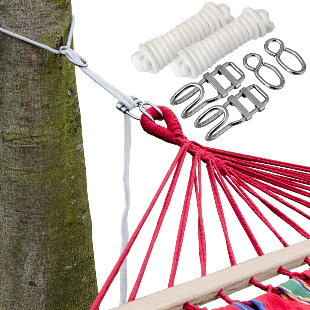 6m H&auml;ngematten Befestigung bis 160kg - Baum Befestigungsset - Bild 1