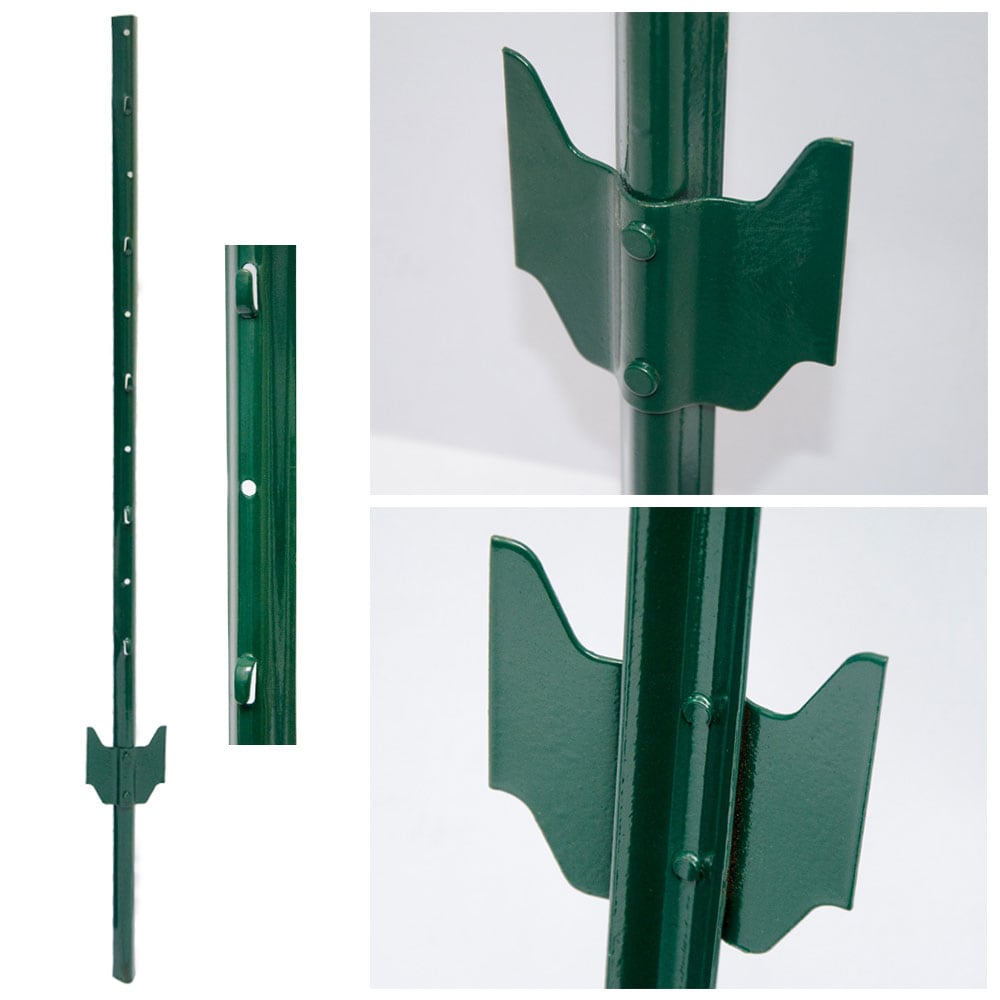 Zaunpfahl 80cm Zaunpfosten Pfahl Pfosten f&uuml;r Maschendraht-Zaun - Bild 1