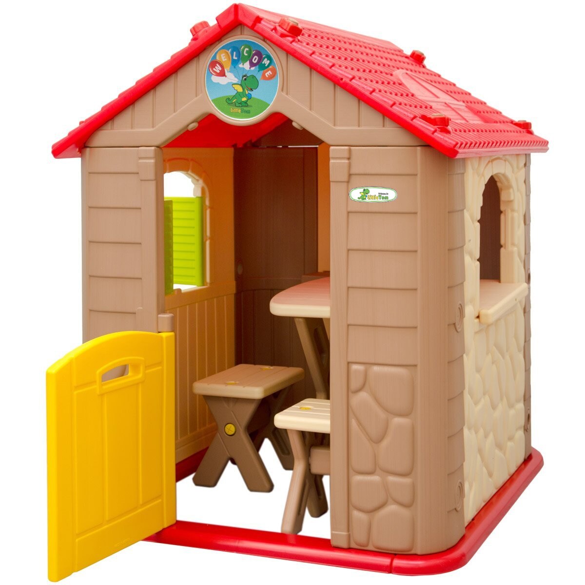 Kinder Spielhaus Ab 1 Garten Kinderhaus Mit Tisch Indoor Kinderspielhaus Online Kaufen Bei Netto